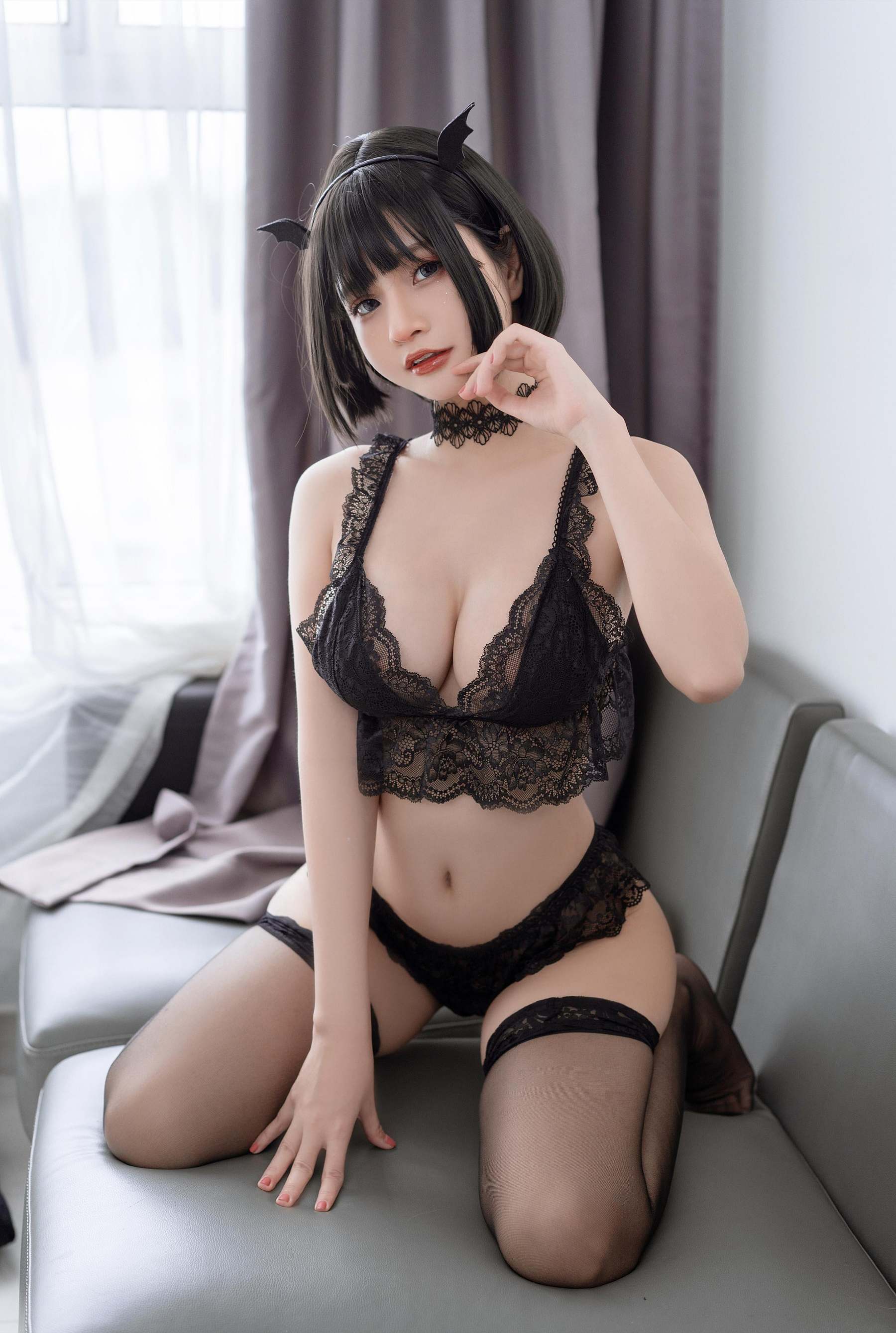 Azami福利 – Black Lace [16P] 插图6