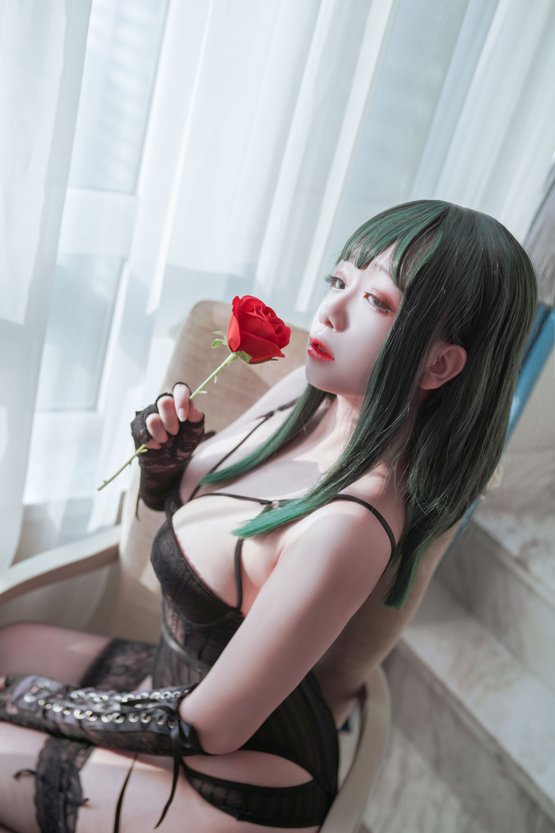 Cosplay日奈娇 – 黑丝紧束 [9P] 插图4