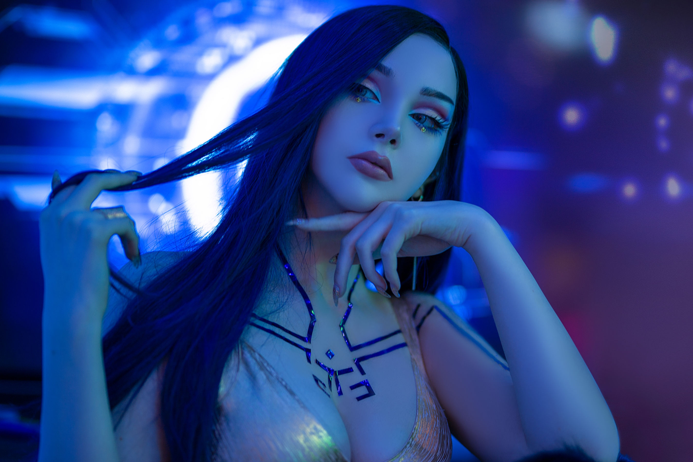 国外美女SayaTheFox – Cyberpunk Dress [15P] 插图10