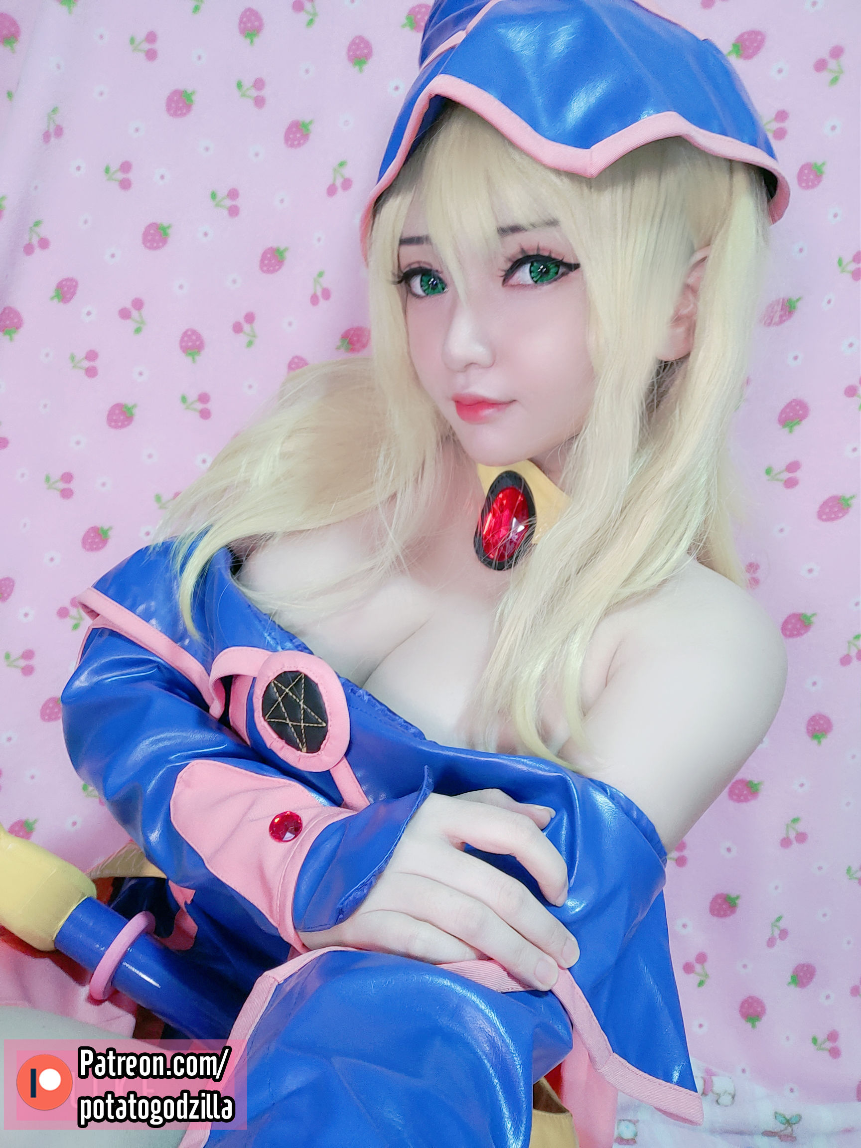 Coser小姐姐Potato Godzilla – Dark Magician Girl [30P] 插图3