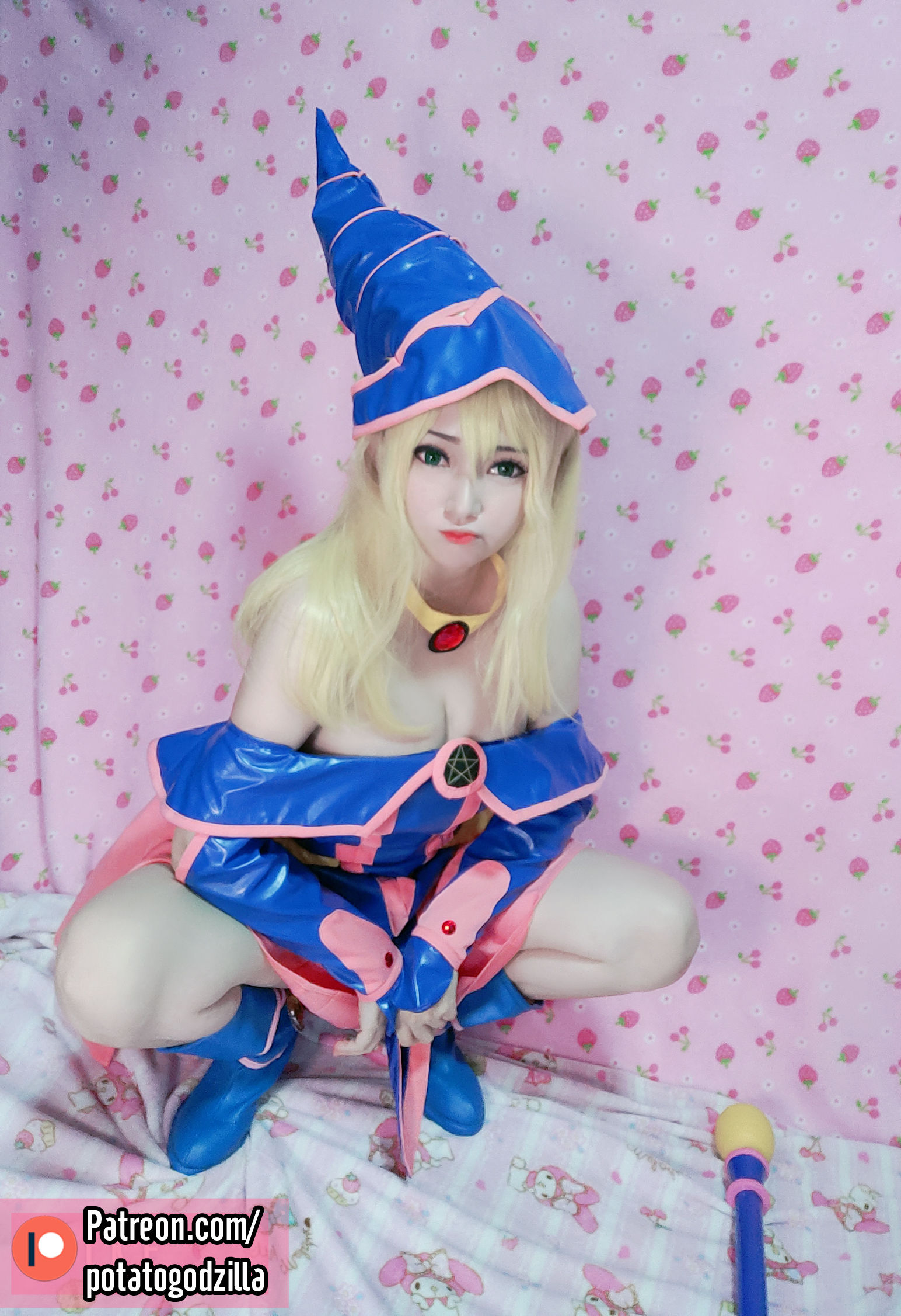 Coser小姐姐Potato Godzilla – Dark Magician Girl [30P] 插图4