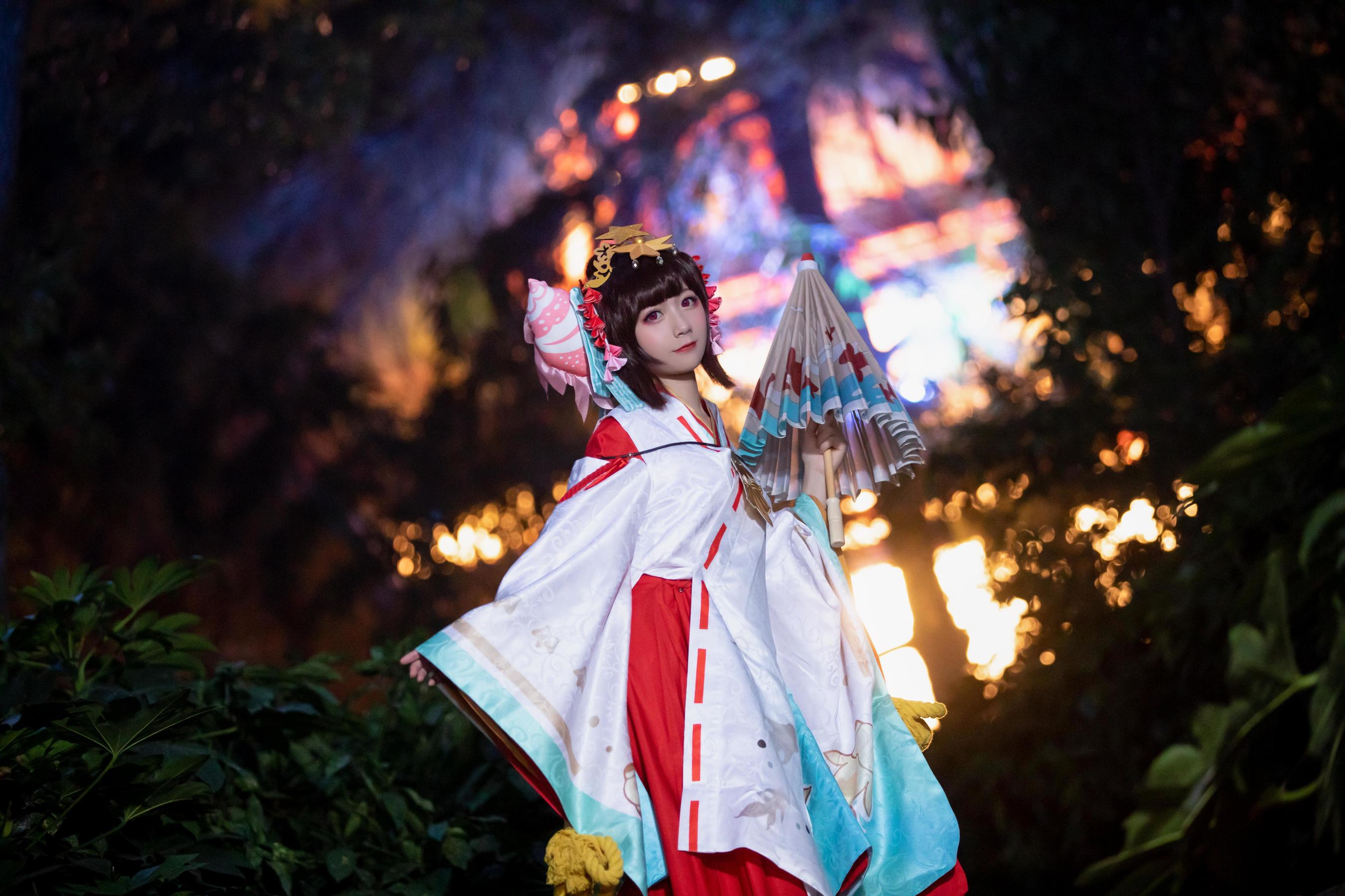 [Cosplay写真] 动漫博主弦音sic – 阴阳师 神乐 [15P] 插图3