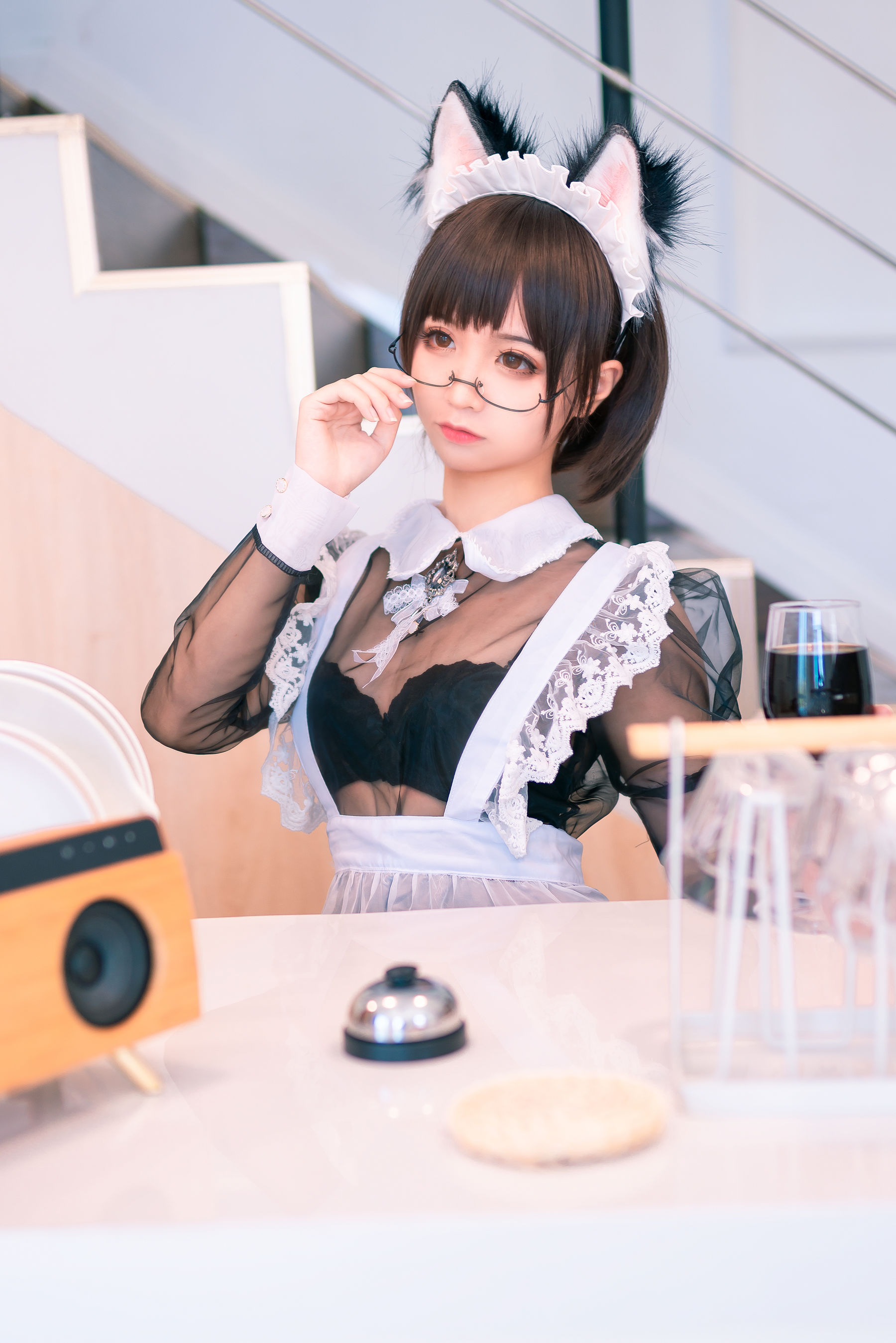 [Cosplay写真] 动漫博主蠢沫沫 – 透明女仆 [38P] 2023-01-19 18:14:12-秀人网