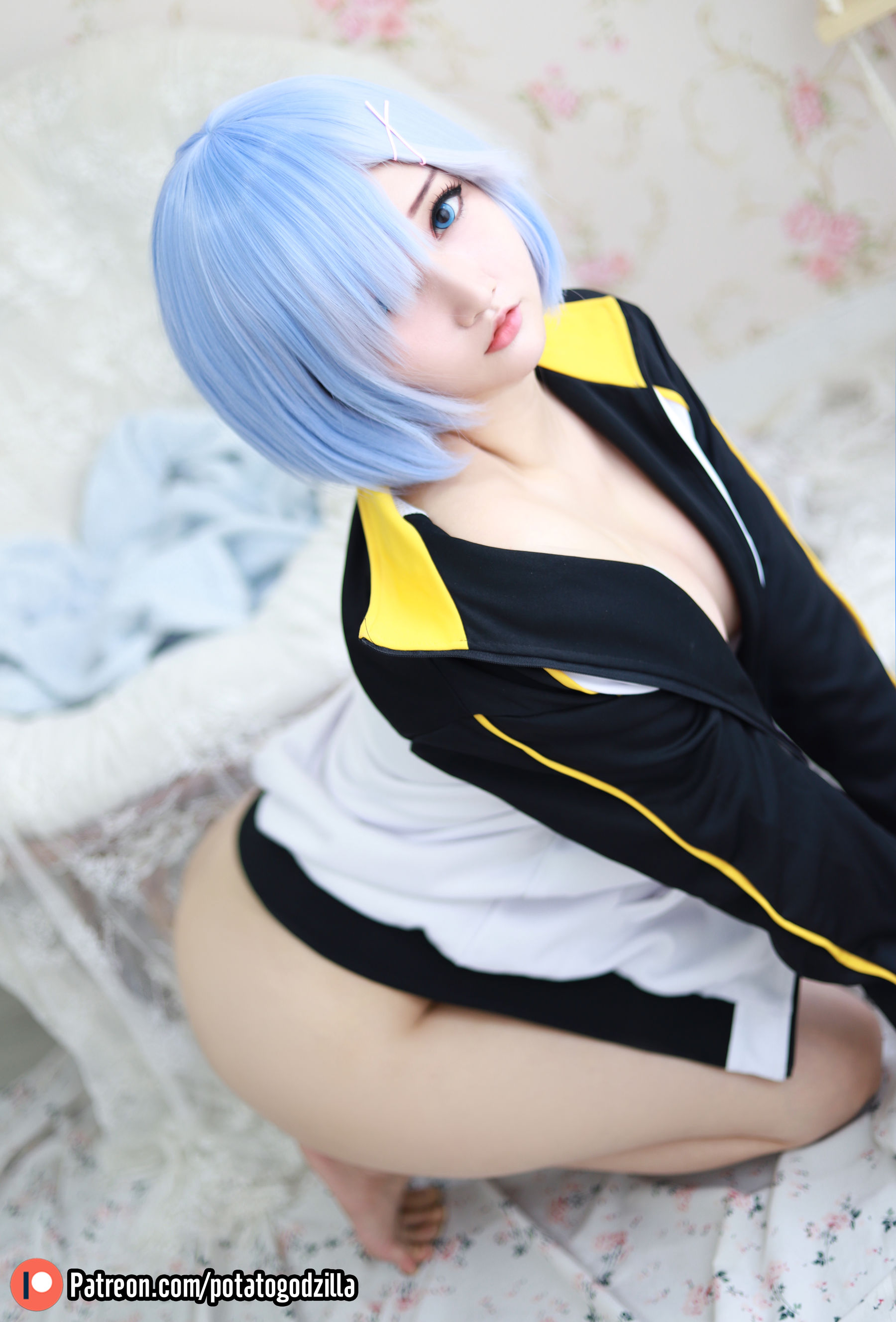 Coser小姐姐Potato Godzilla – Rem In Subaru Jacket [30P] 插图10