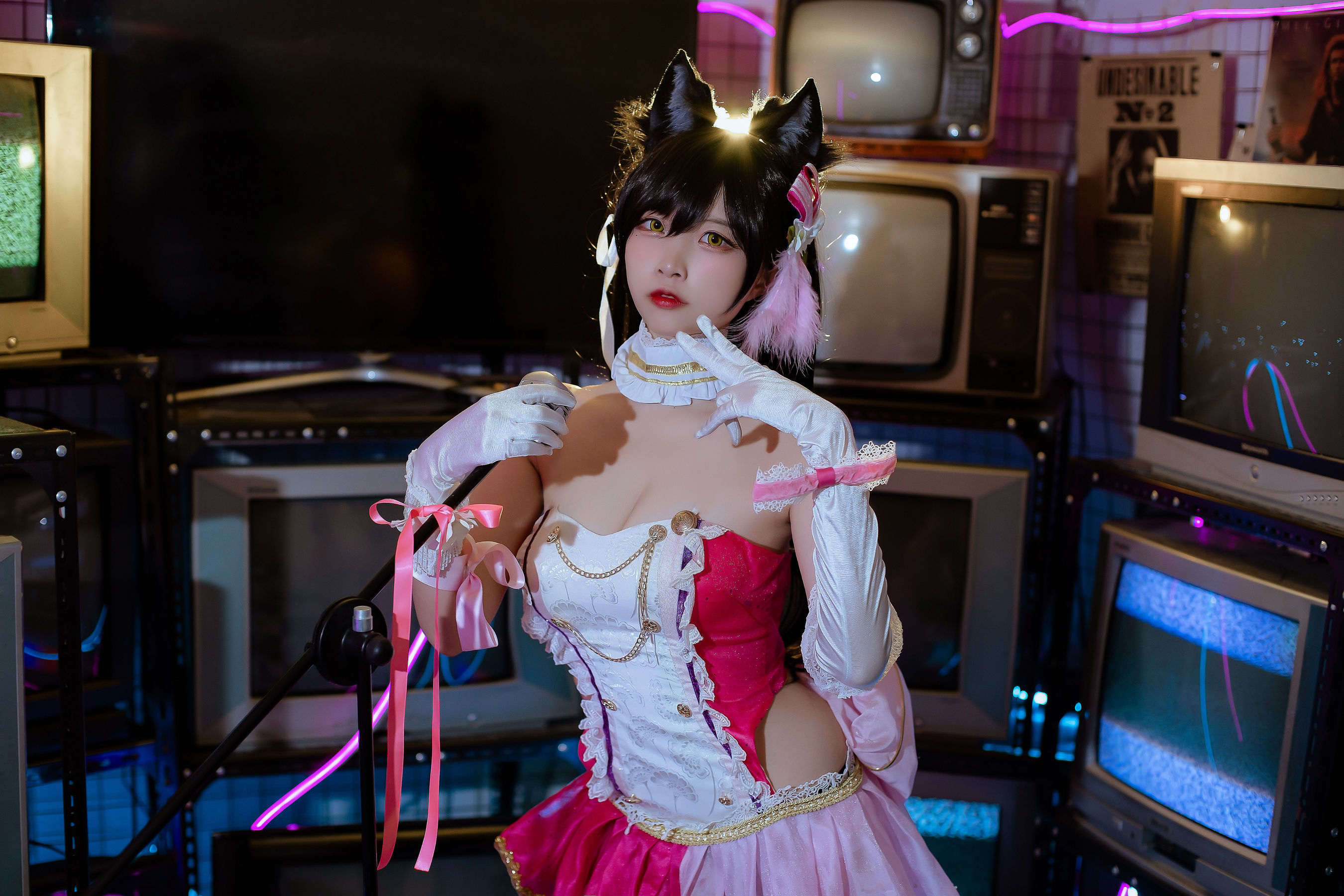 [Cosplay写真] 人气Coser二佐Nisa – 犬之眷之碧蓝爱宕 打歌服 [14P] 插图7