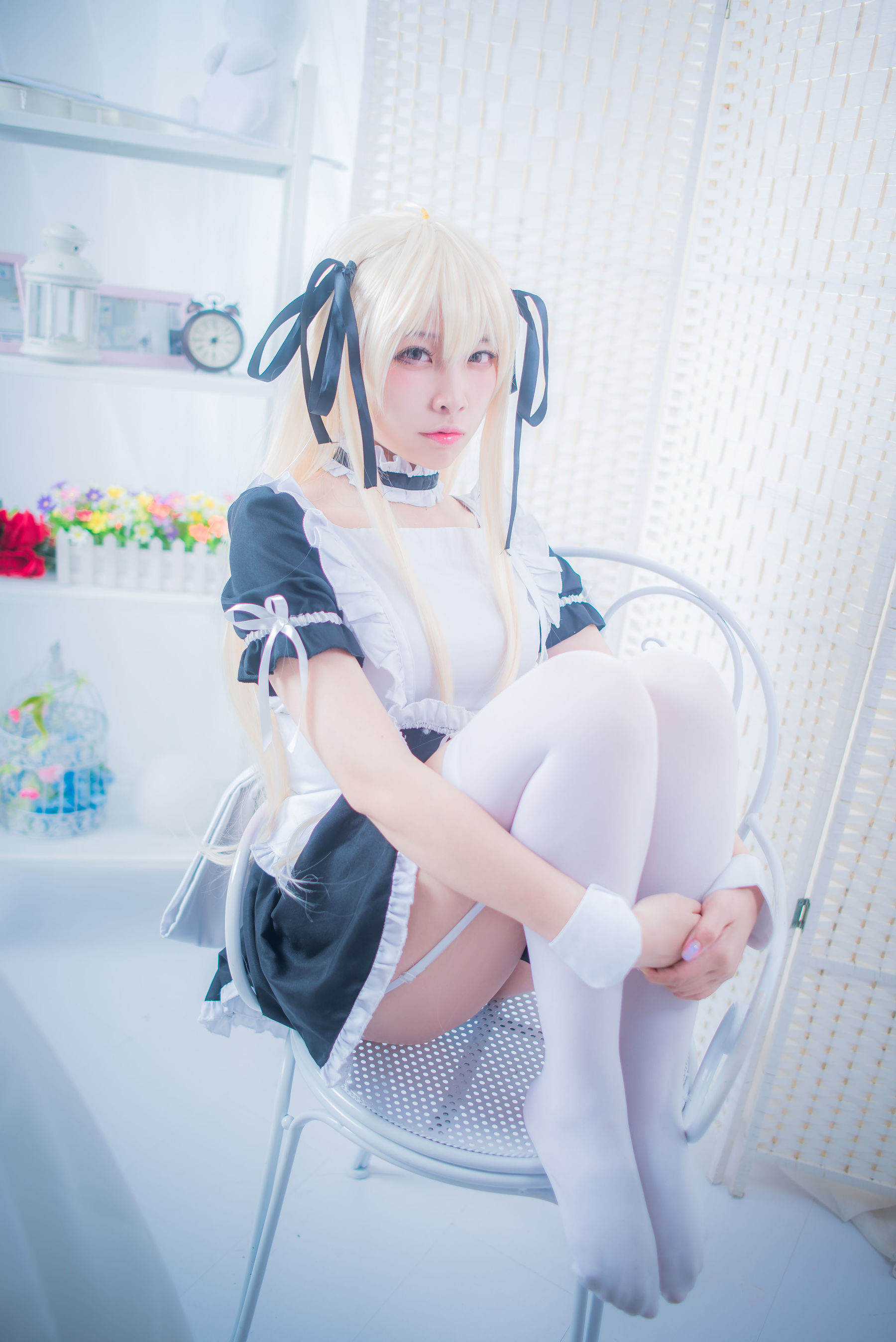 [Cosplay写真] 人气Coser二佐Nisa – 穹妹女仆 [21P] 插图7