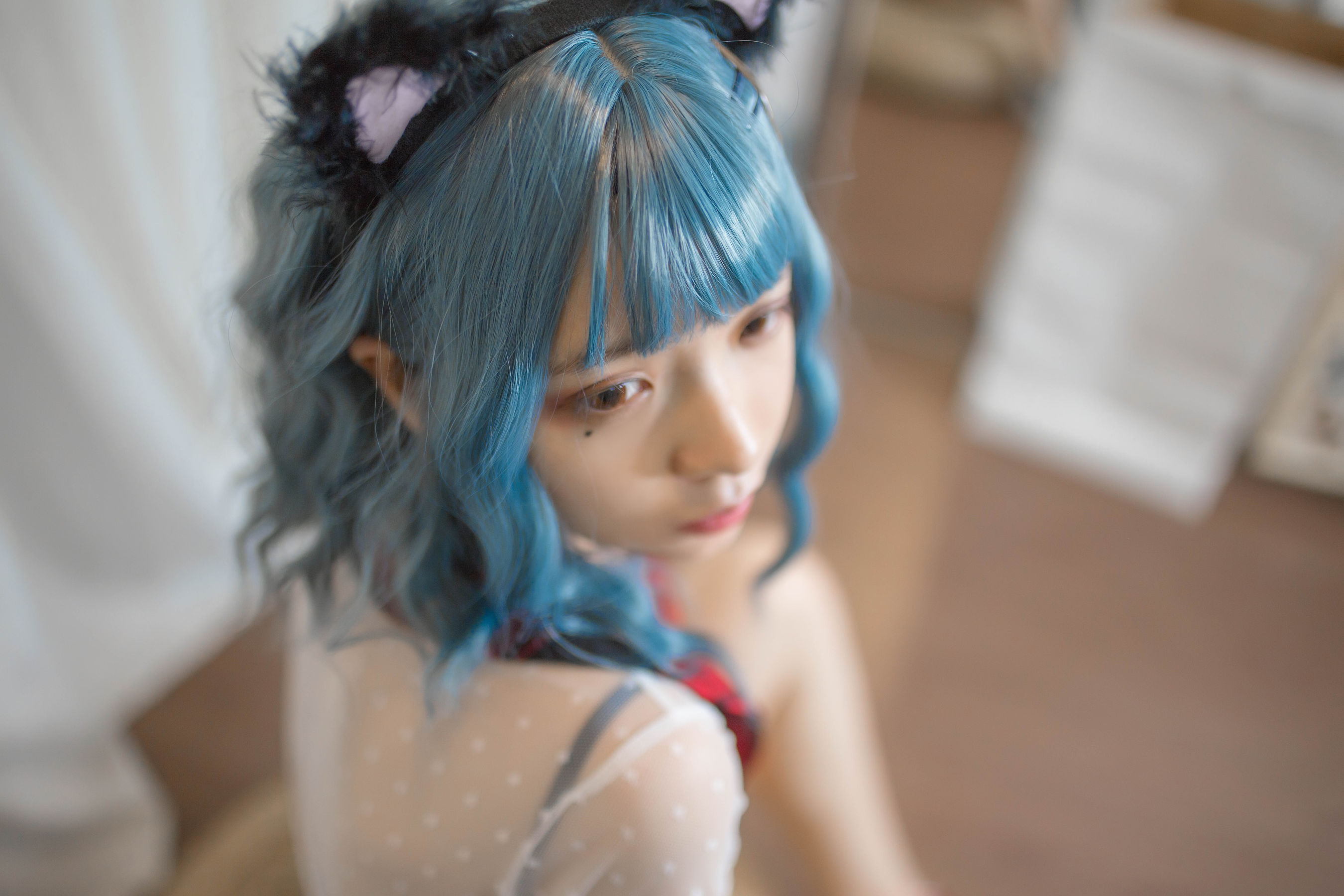 [Cosplay写真] 疯猫ss – 蓝发 [26P] 插图4