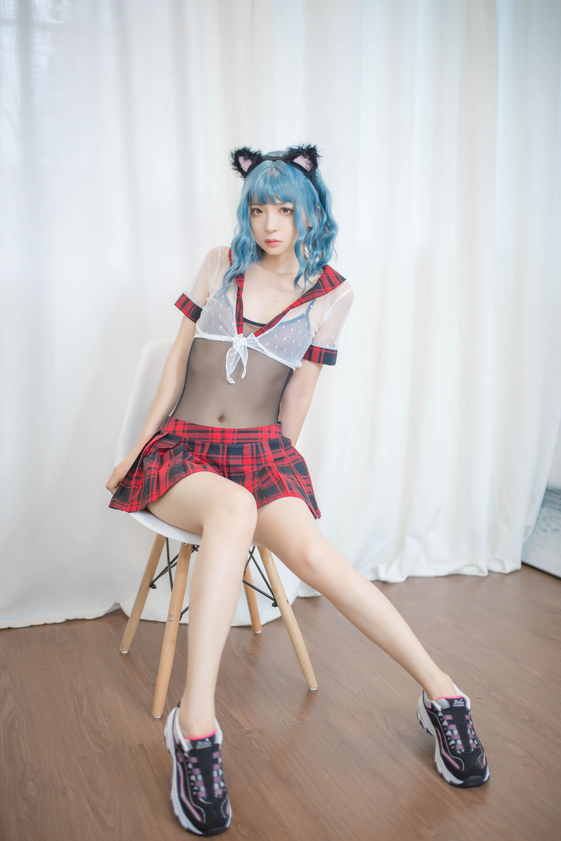 [Cosplay写真] 疯猫ss – 蓝发 [26P] 插图10