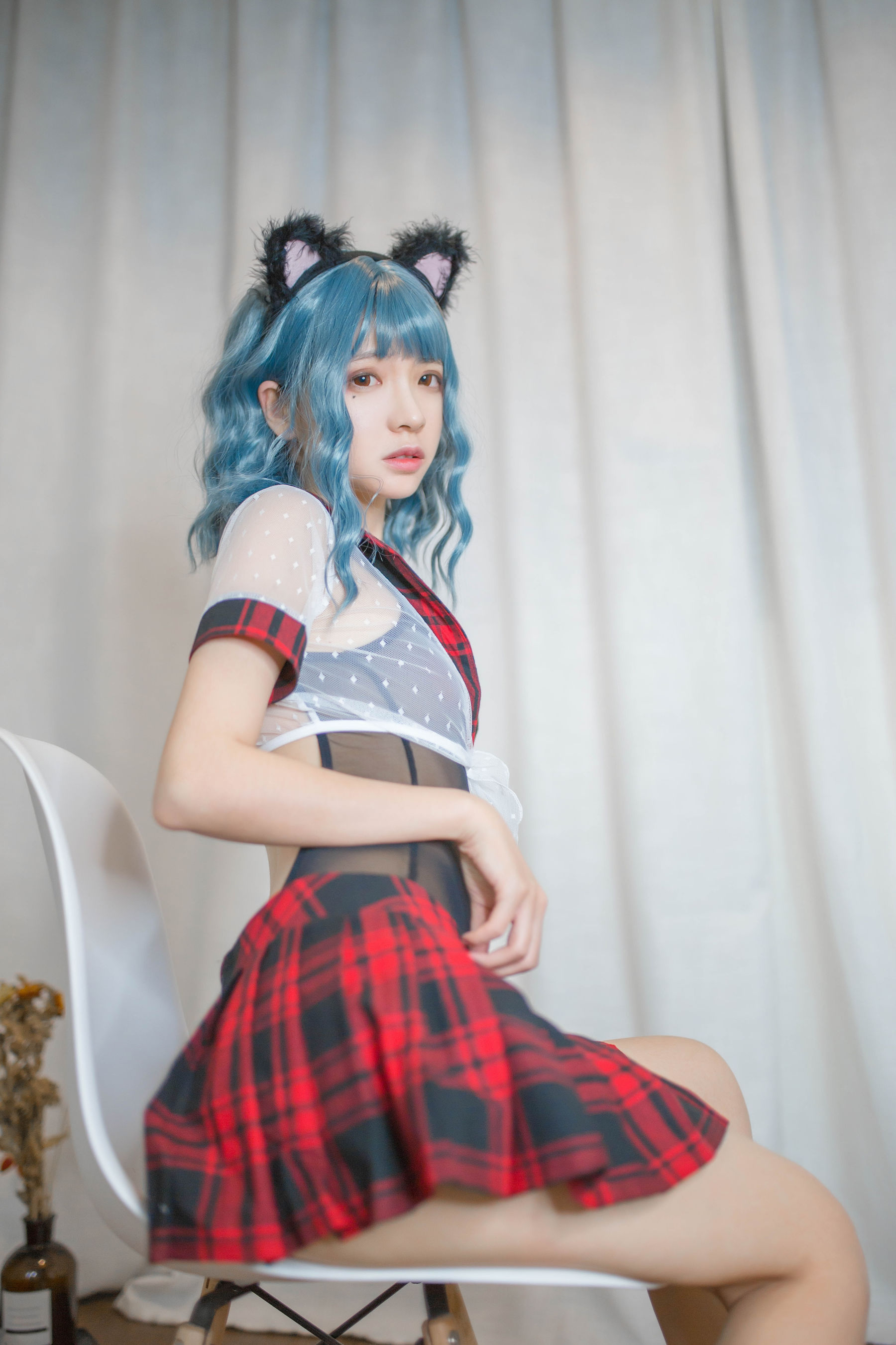 [Cosplay写真] 疯猫ss – 蓝发 [26P] 插图7