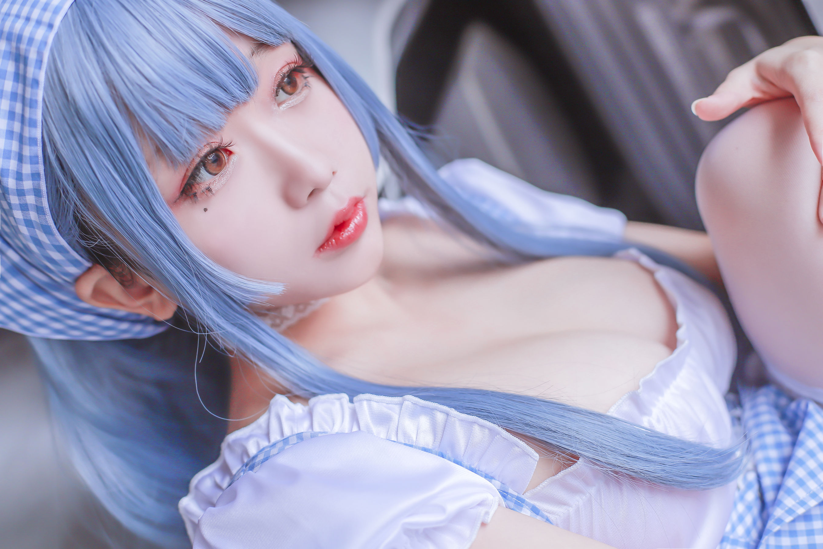 Cosplay日奈娇 蓝色女仆 [46P] 插图6