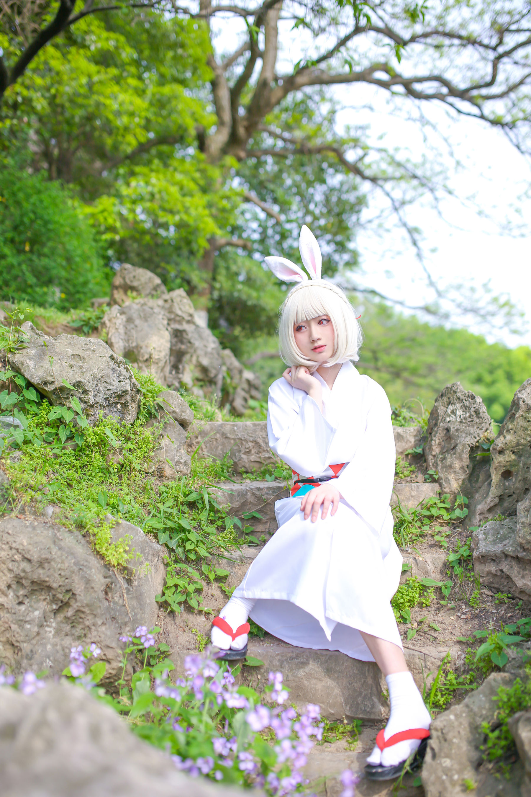 [Cosplay写真] 动漫博主弦音sic – 阴阳师 山兔 [9P] 插图2