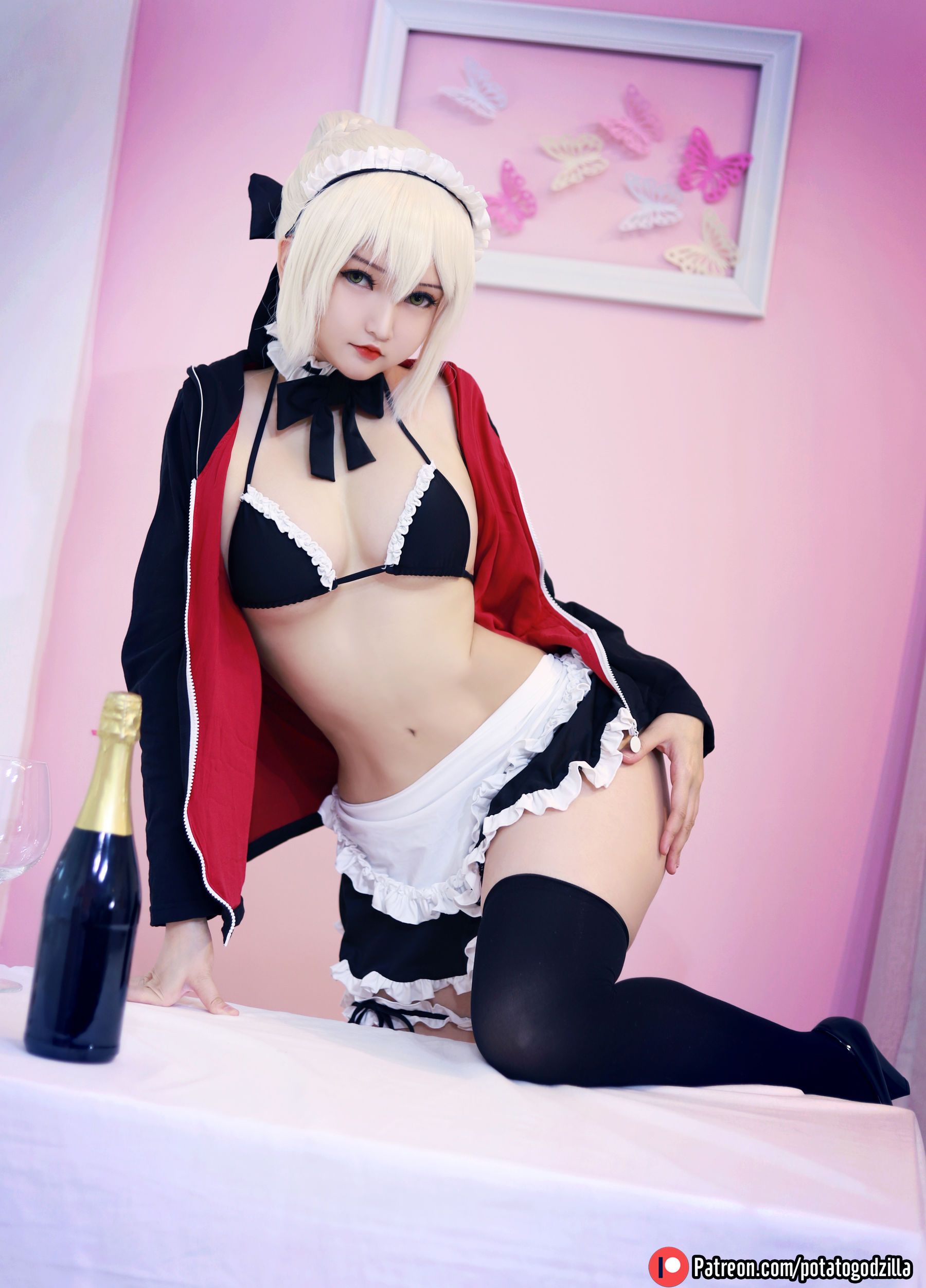 Coser小姐姐Potato Godzilla – Saber Alter Maid [42P] 2023-03-04 19:55:11-秀人网