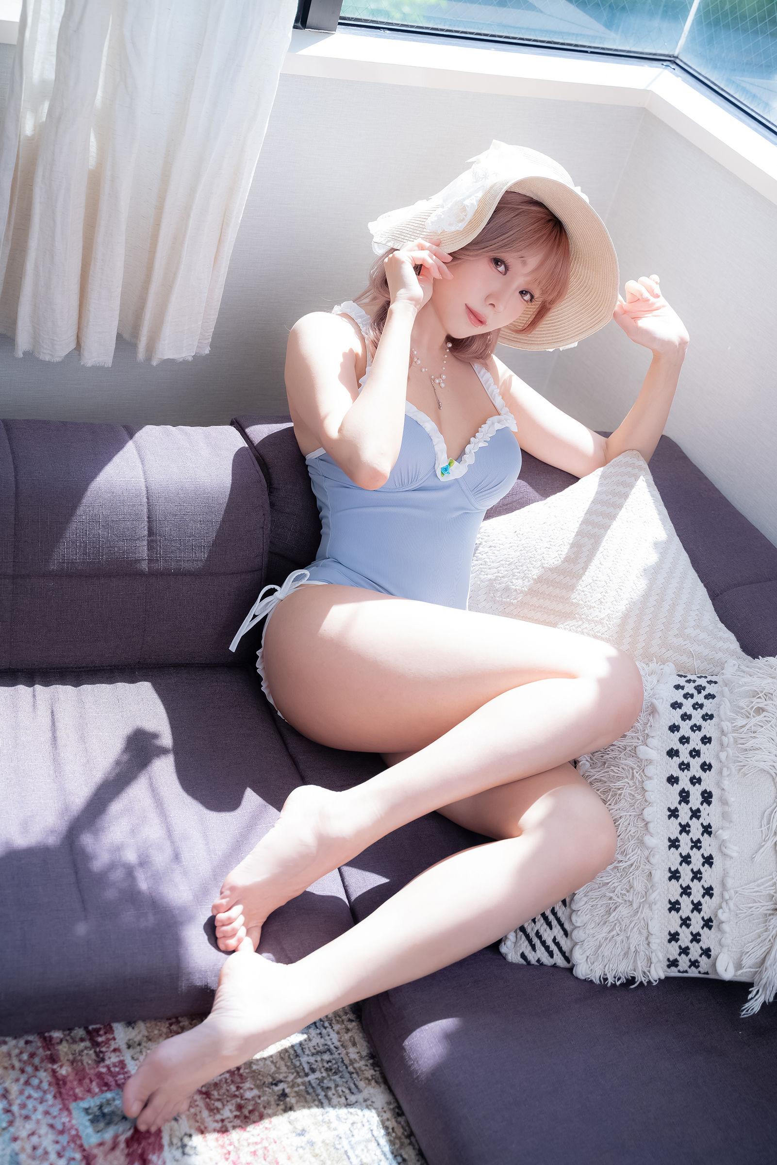 Ely_eee(ElyEE子) – Mist Blue Lady [37P] 插图8