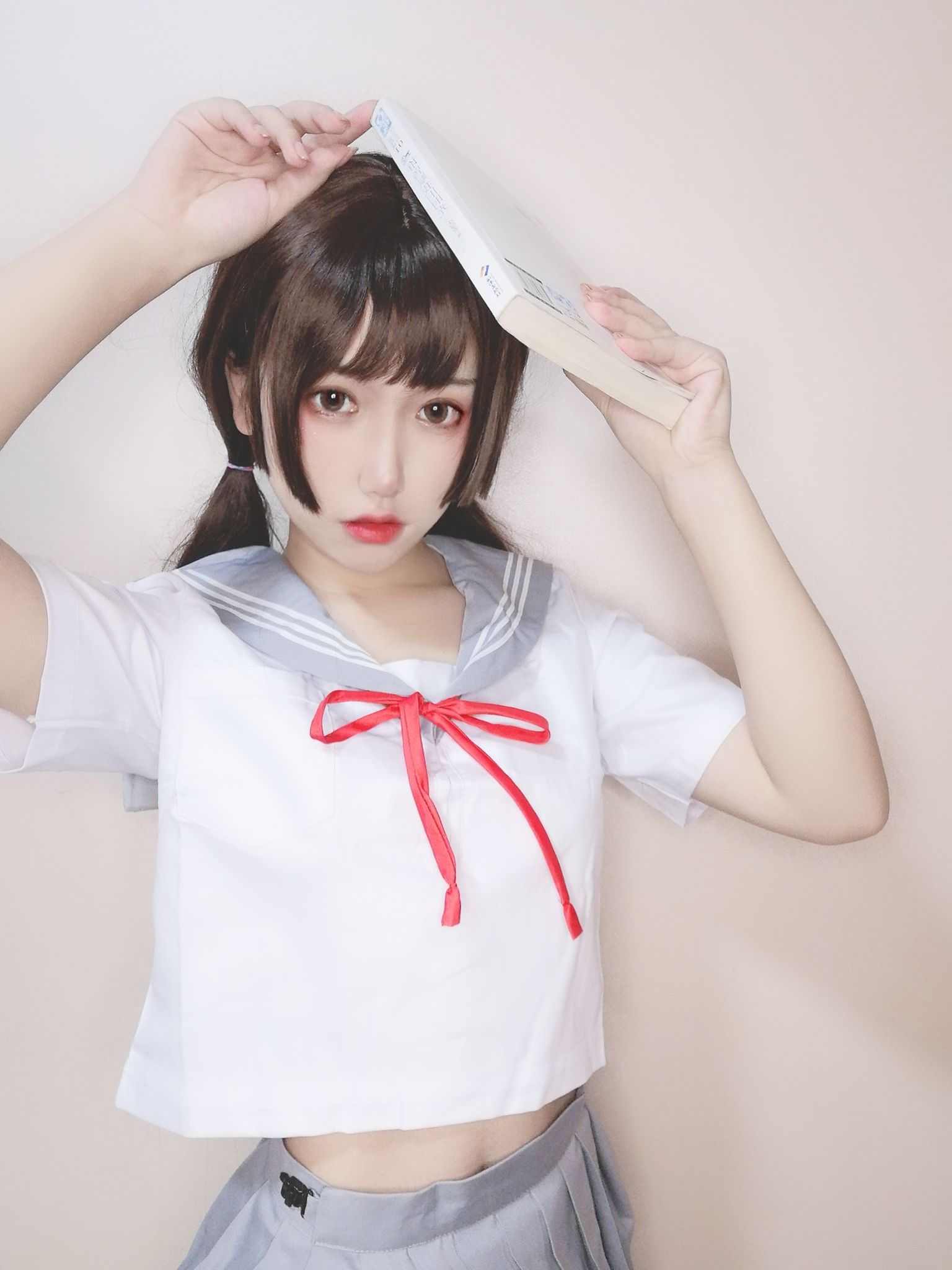 [Cosplay写真] 芋圆侑子SJ_ – 白丝jk [77P] 插图6