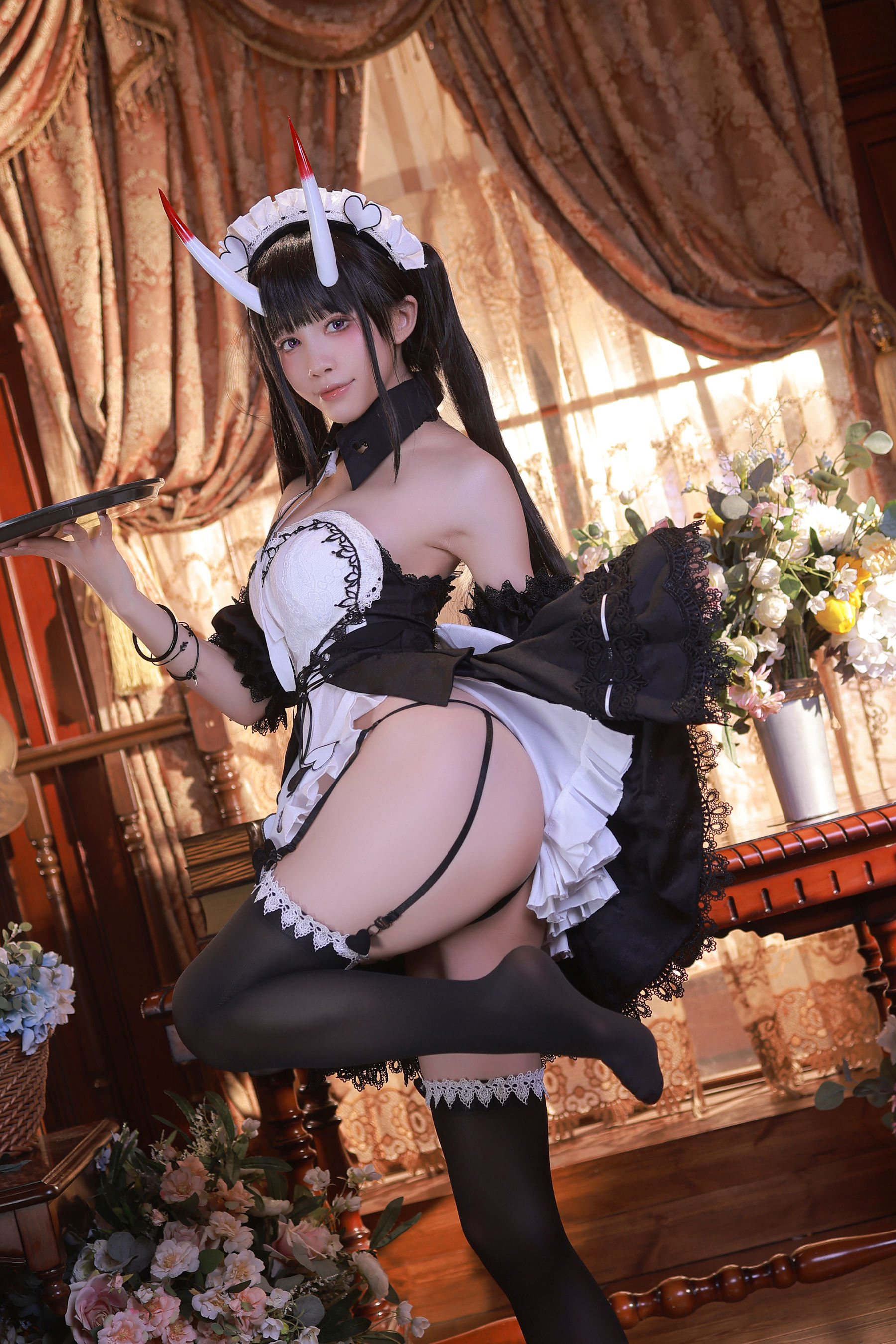 动漫博主水淼aqua – Noshiro maid [61P] 插图2