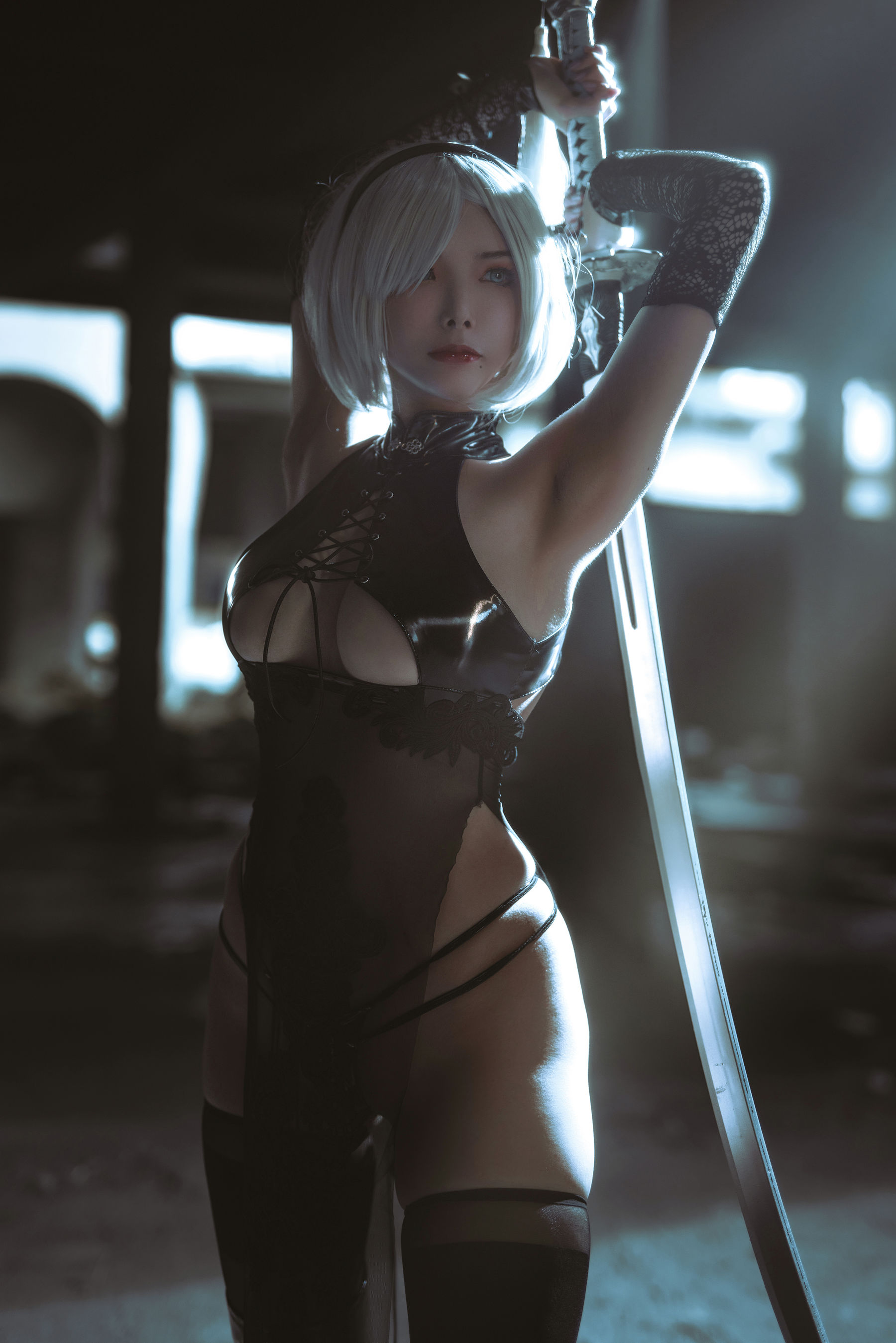 秋和柯基(夏小秋秋秋) 2B (Nier Automata) [64P] 2023-03-21 01:31:44-秀人网