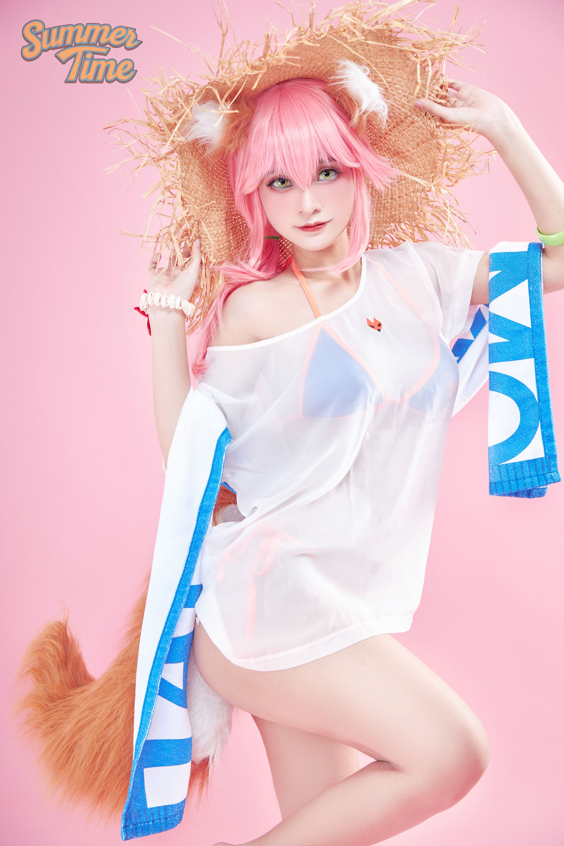 [Cosplay写真] Azami福利 – Tamamo Lancer [26P] 2023-03-21 05:19:42-秀人网