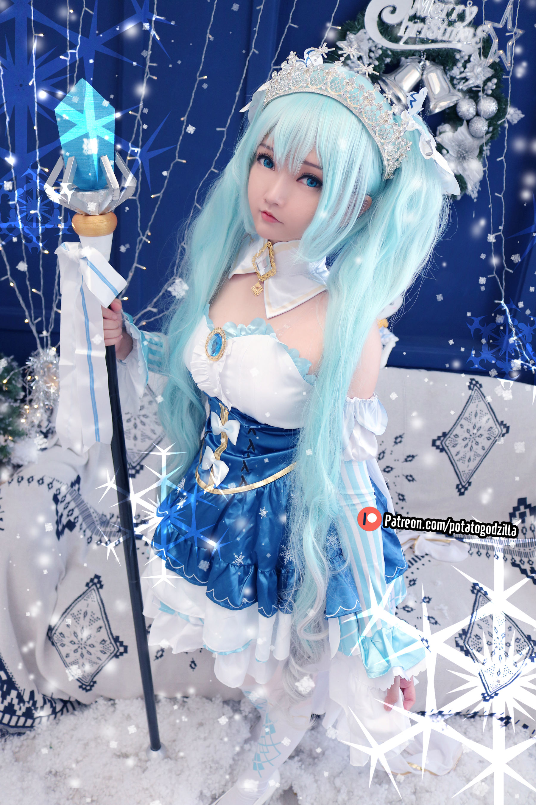 Coser小姐姐Potato Godzilla – Snow Miku [41P] 2023-03-22 16:25:49-秀人网