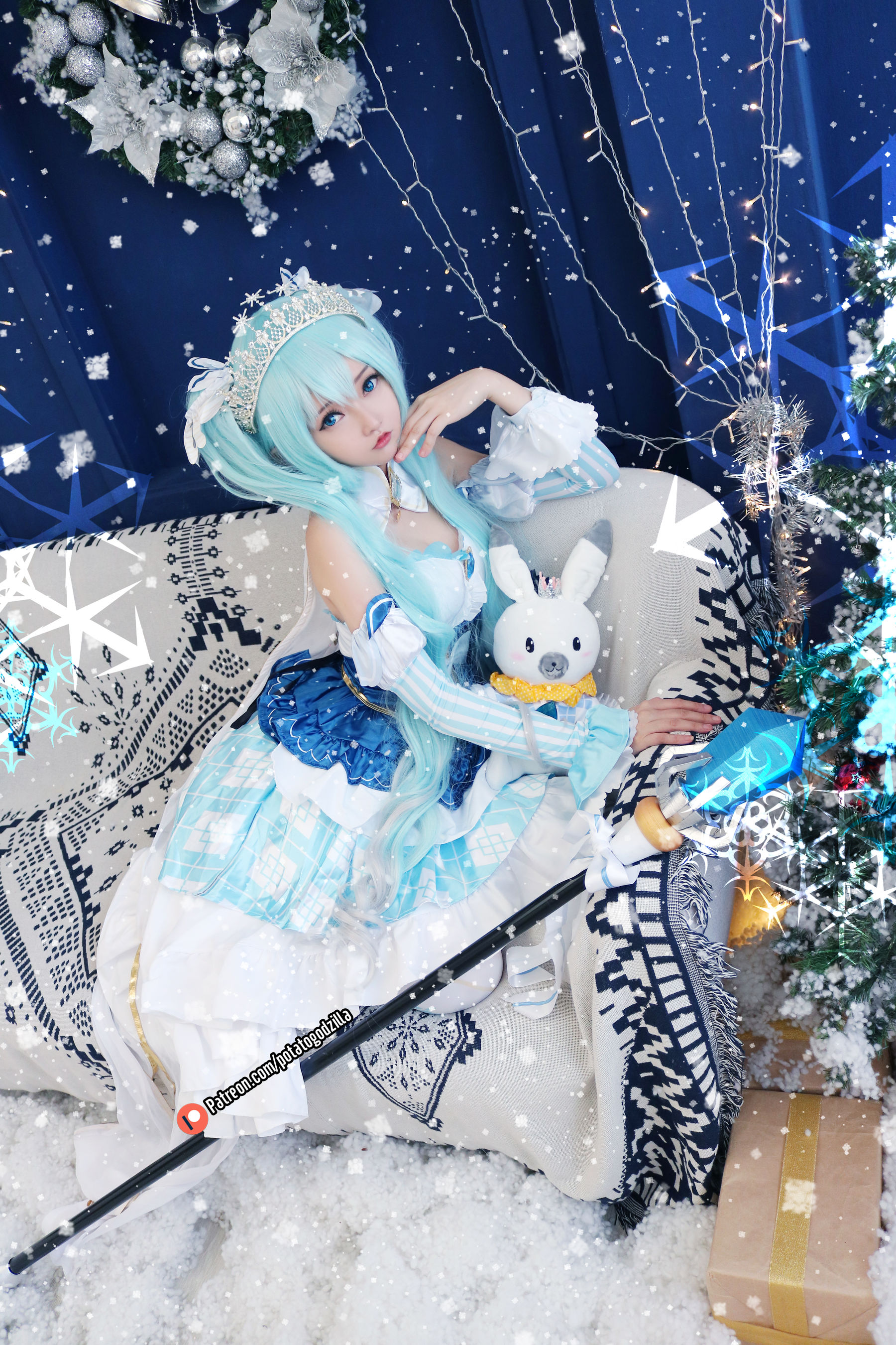 Coser小姐姐Potato Godzilla – Snow Miku [41P] 插图8