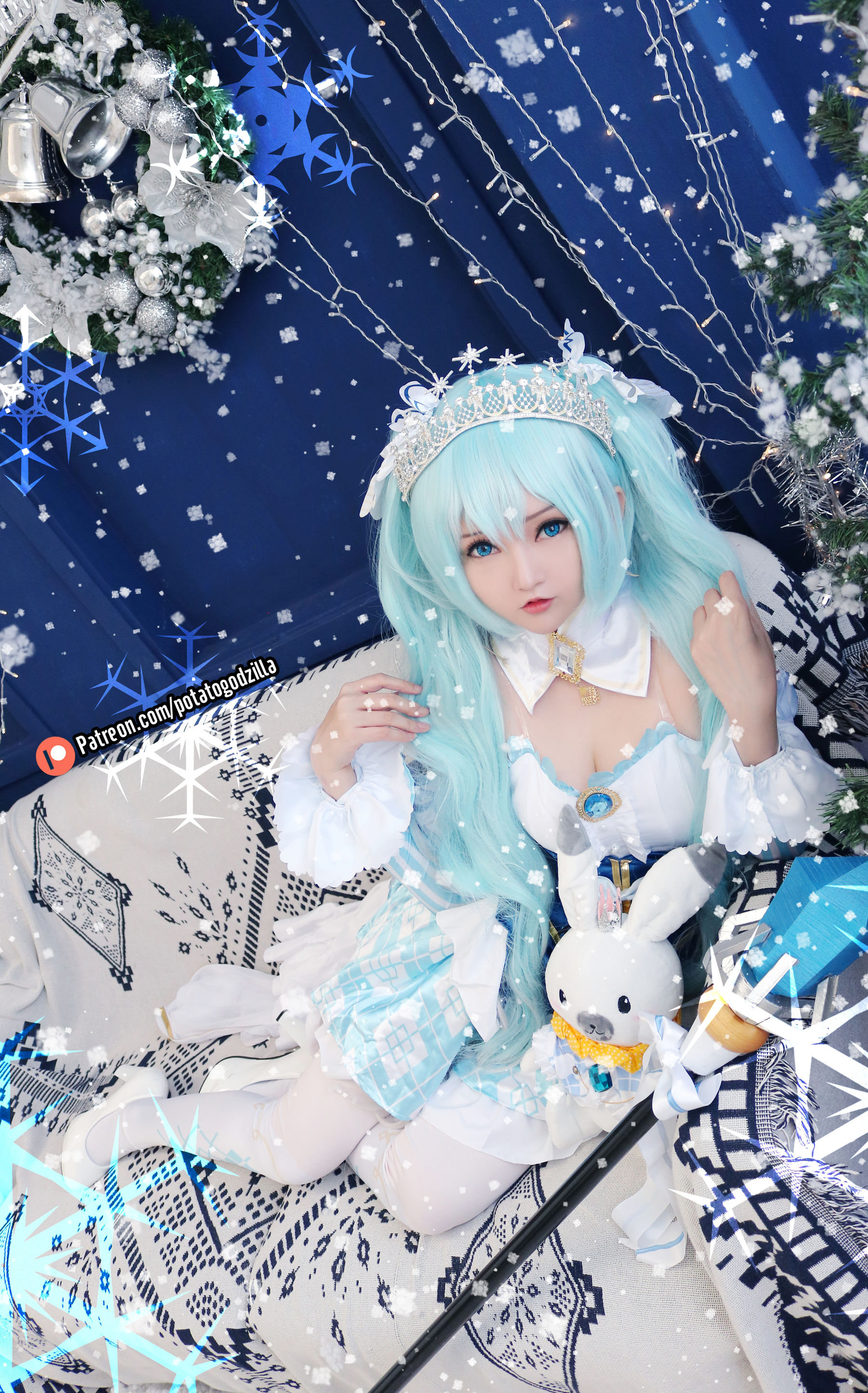 Coser小姐姐Potato Godzilla – Snow Miku [41P] 插图9