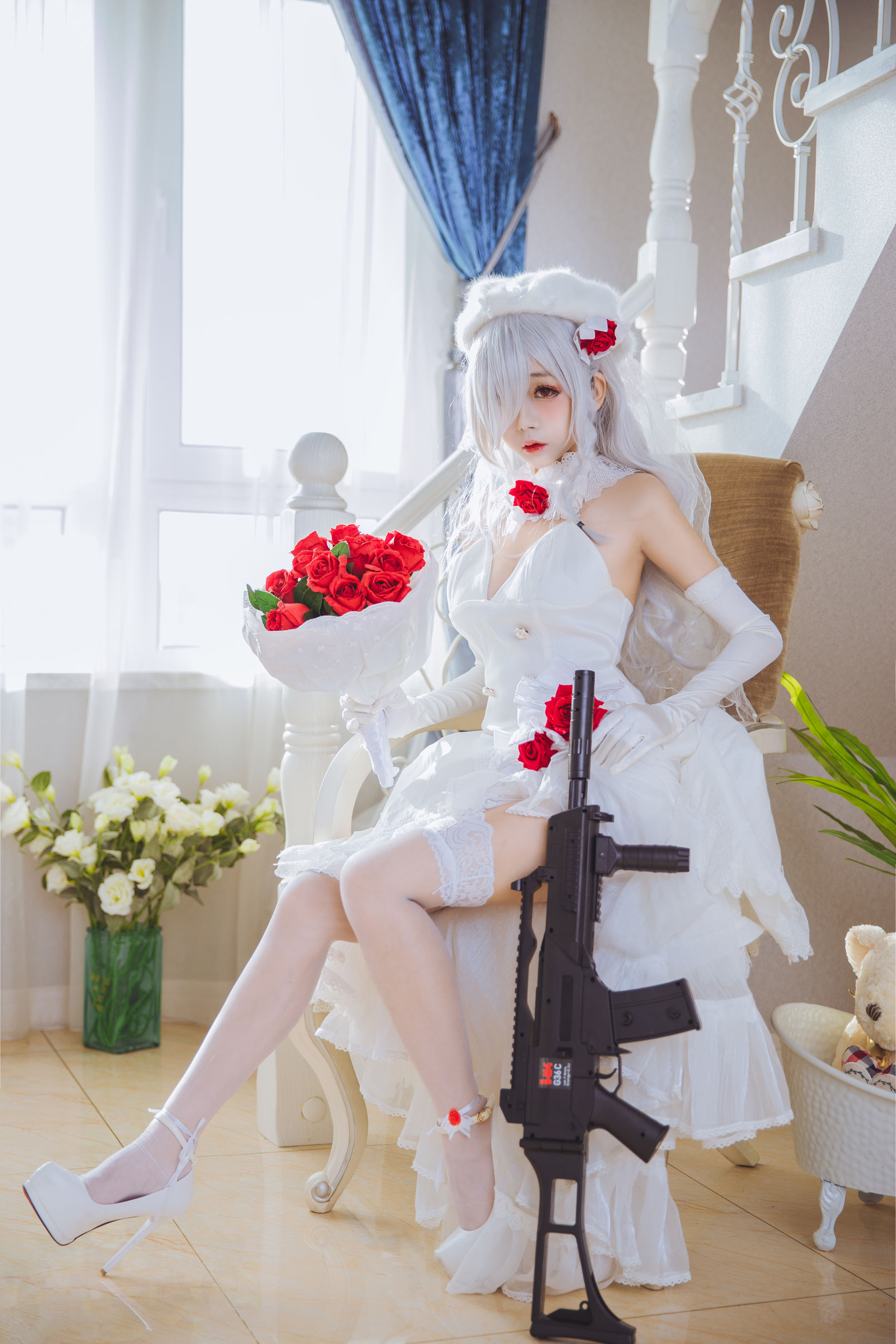 Cosplay日奈娇 g36c 礼服 [40P] 2023-03-22 18:20:18-秀人网