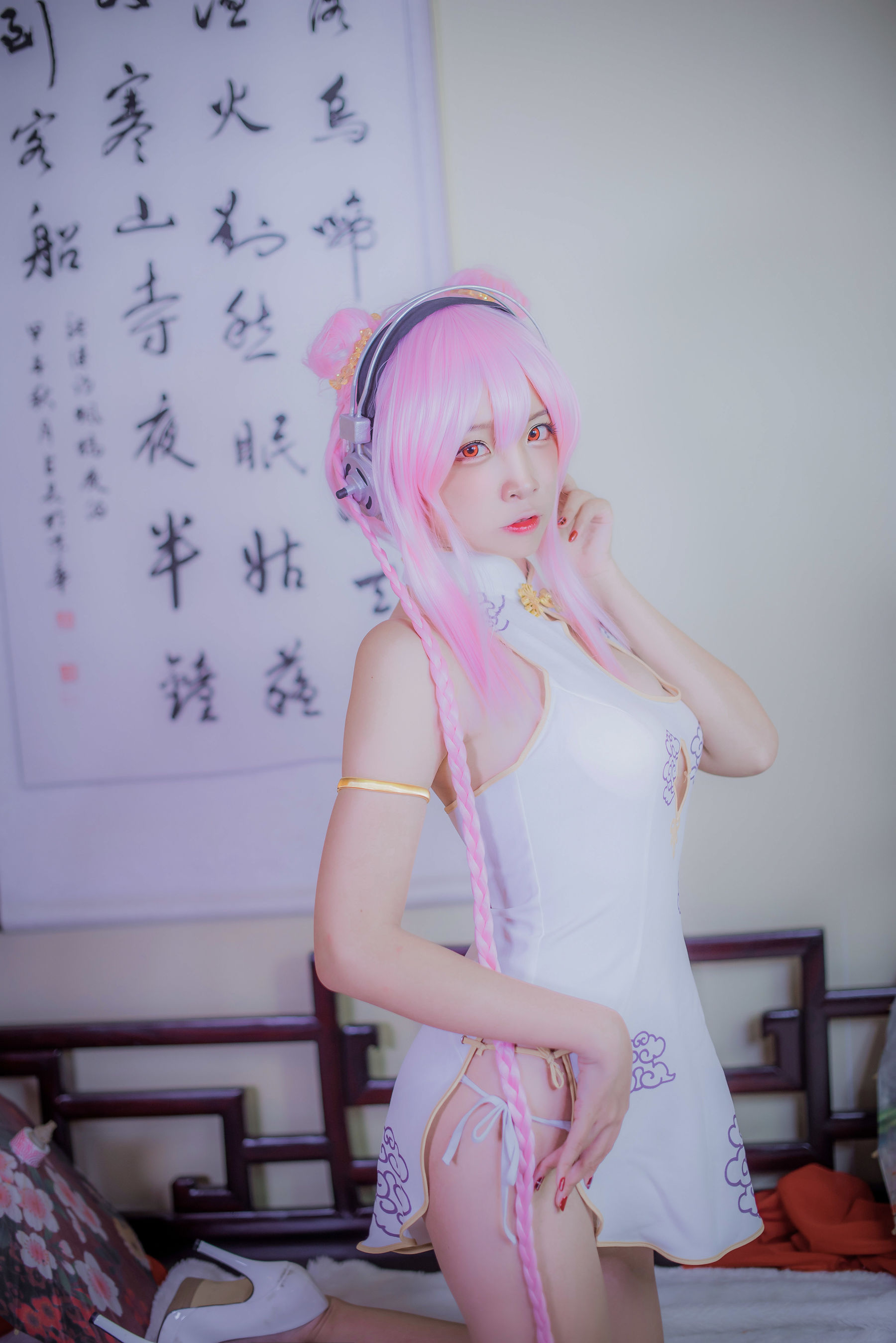 [Cosplay写真] 人气Coser二佐Nisa – 索尼子旗袍 [14P] 插图2