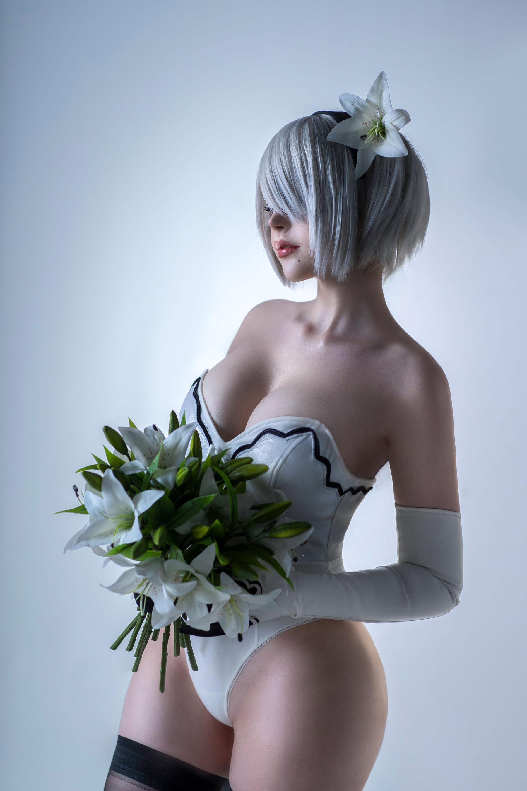 国外美女SayaTheFox – 2B Floral [10P] 插图3