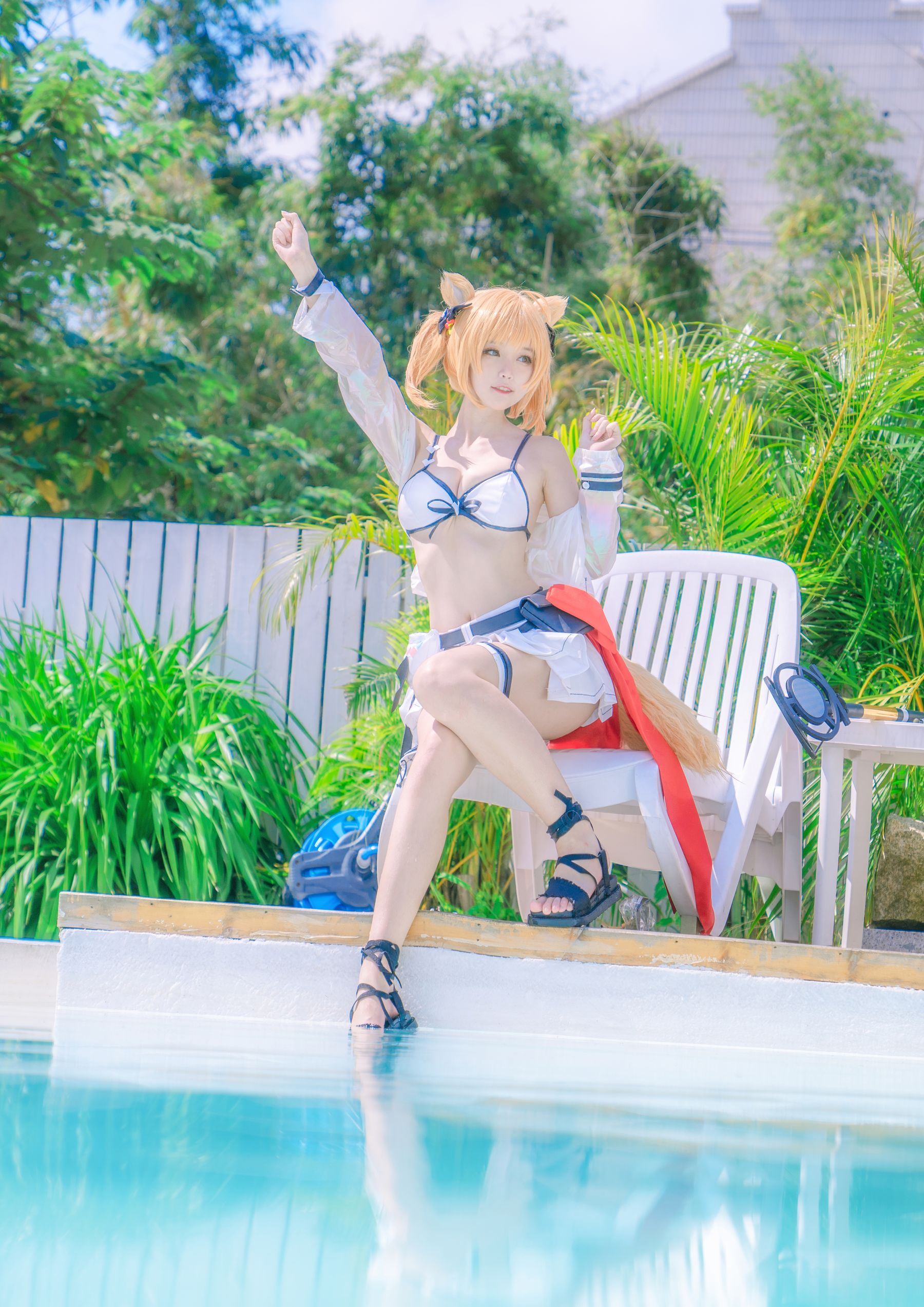 [Cosplay写真] 萌宠博主yui金鱼 – 空泳装 [9P] 插图2