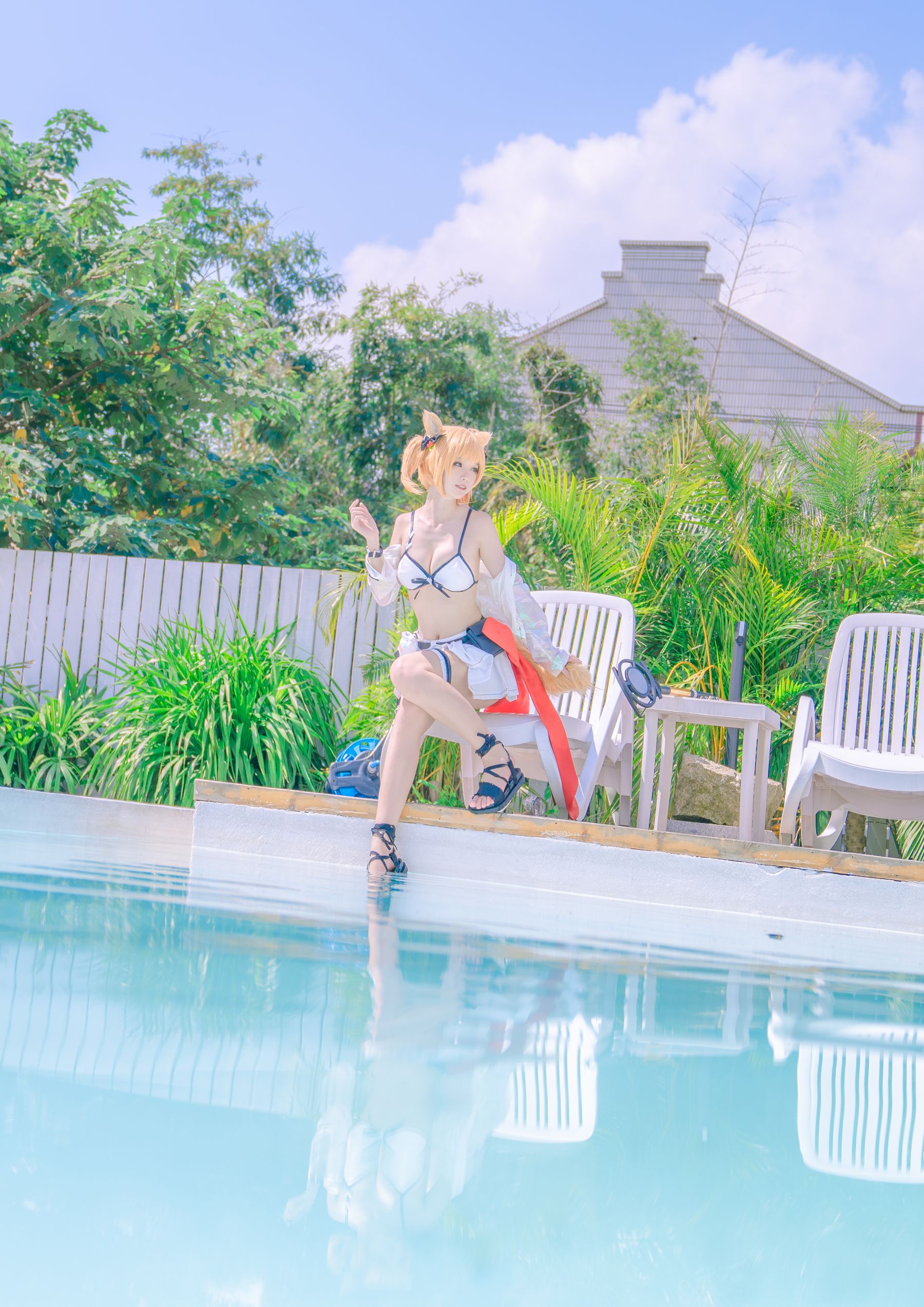 [Cosplay写真] 萌宠博主yui金鱼 – 空泳装 [9P] 插图5