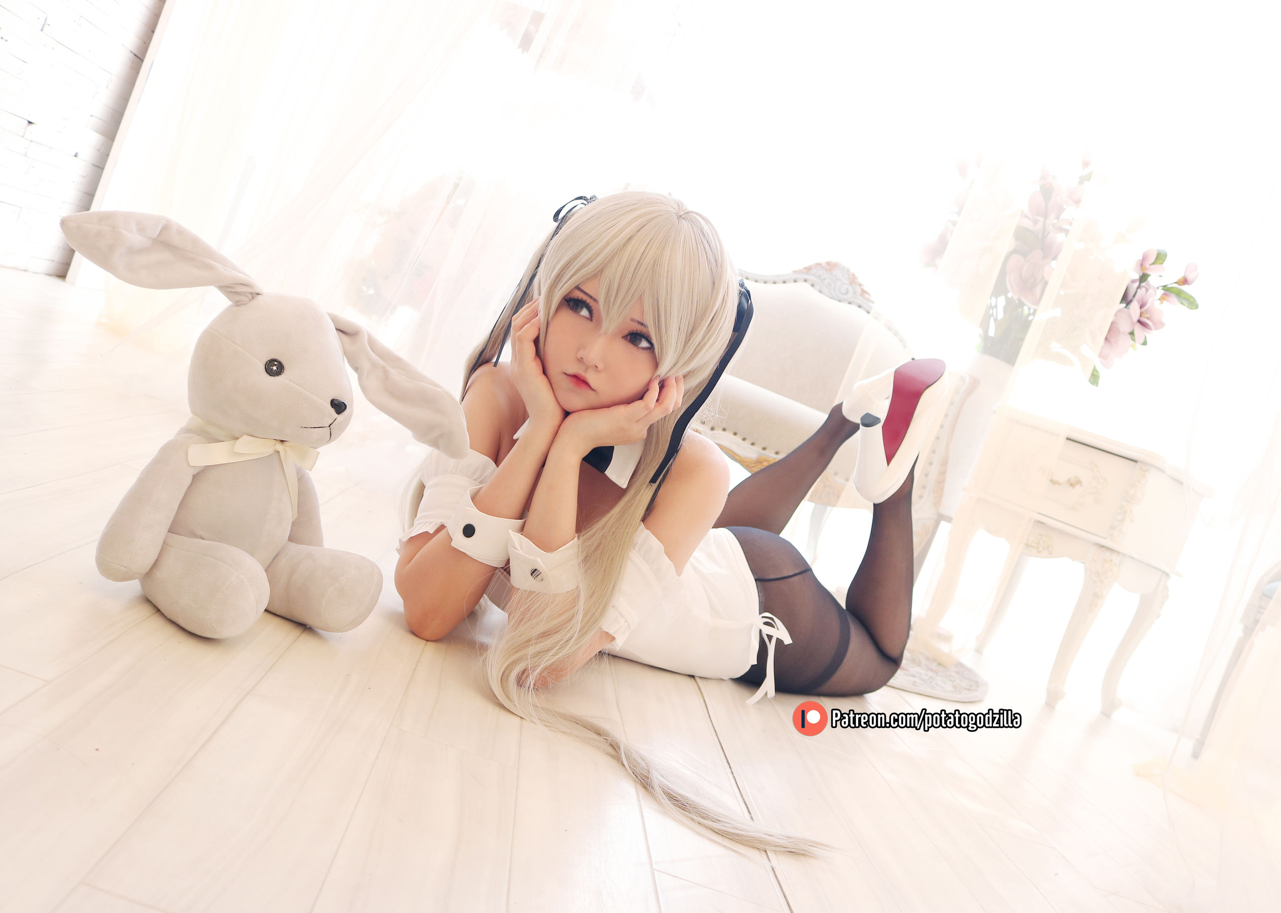 Coser小姐姐Potato Godzilla – Sora Kasugano Bunny Suit [31P] 插图7