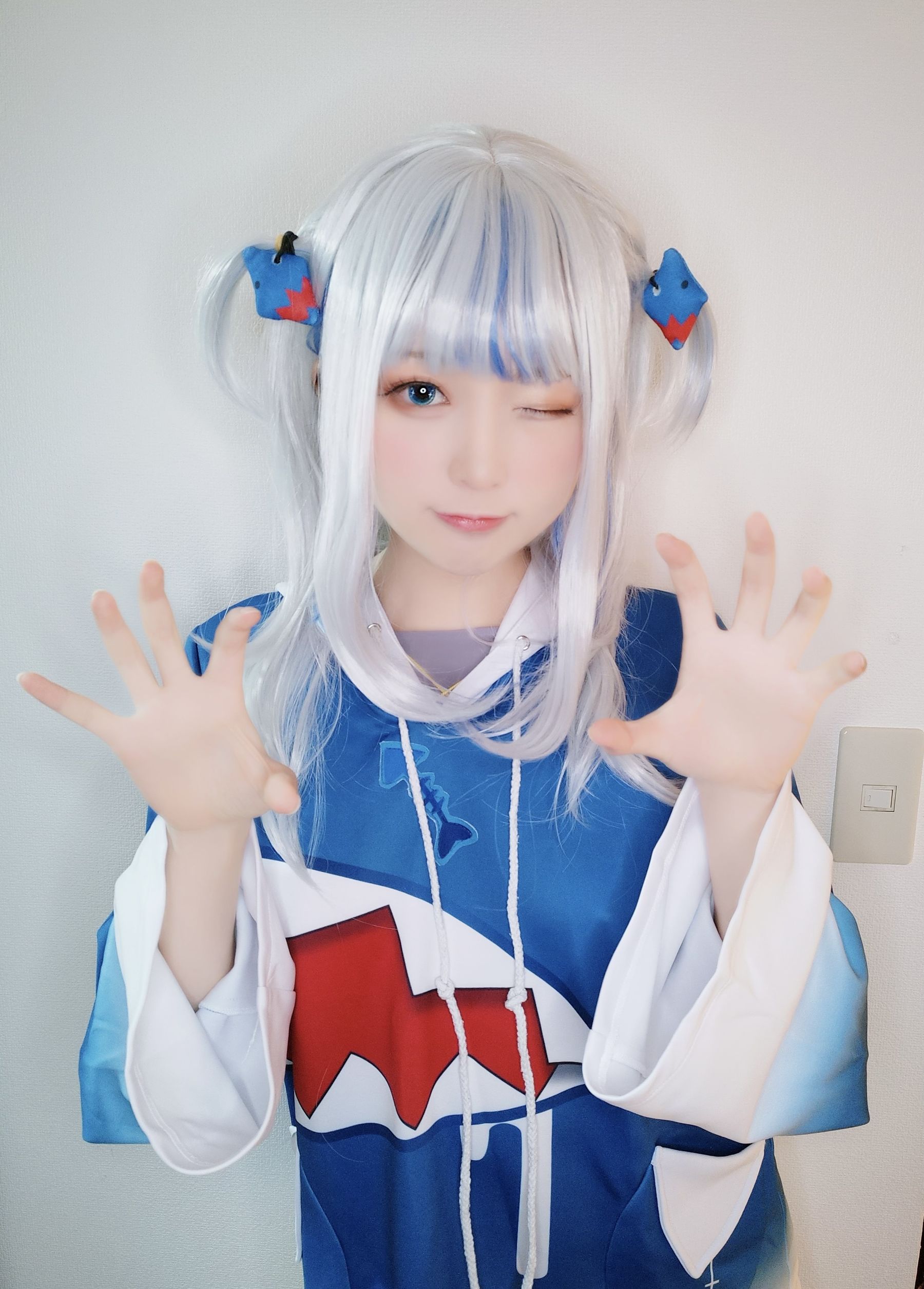 Yuki亭 – Gawer gura cosplay [14P] 插图2