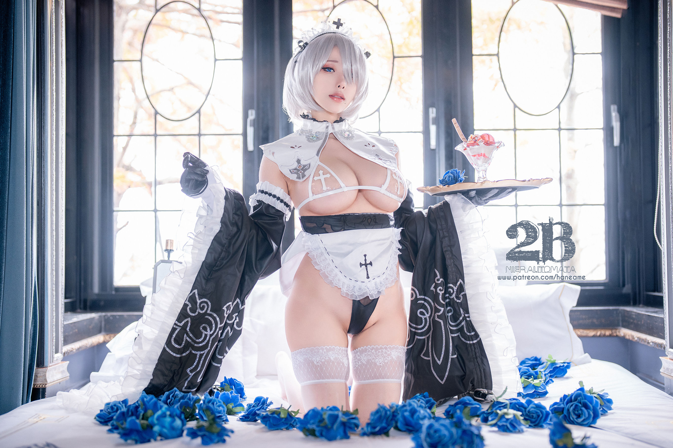 Hane Ame 雨波写真 – Nier 2B Maid [36P] 2023-05-17 19:47:17-秀人网