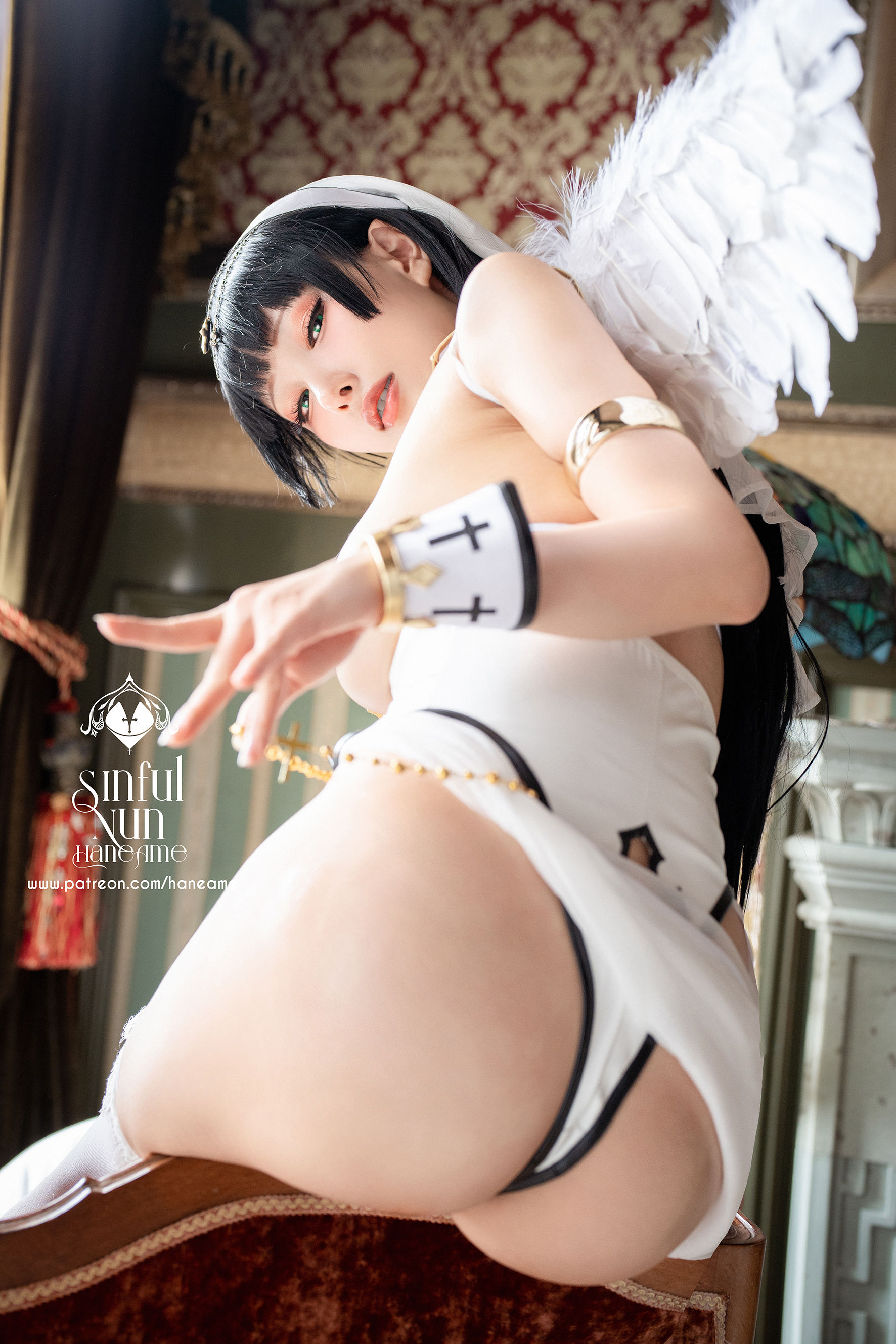 Hane Ame 雨波写真 – Original Sinful Nun Angel [34P] 插图6