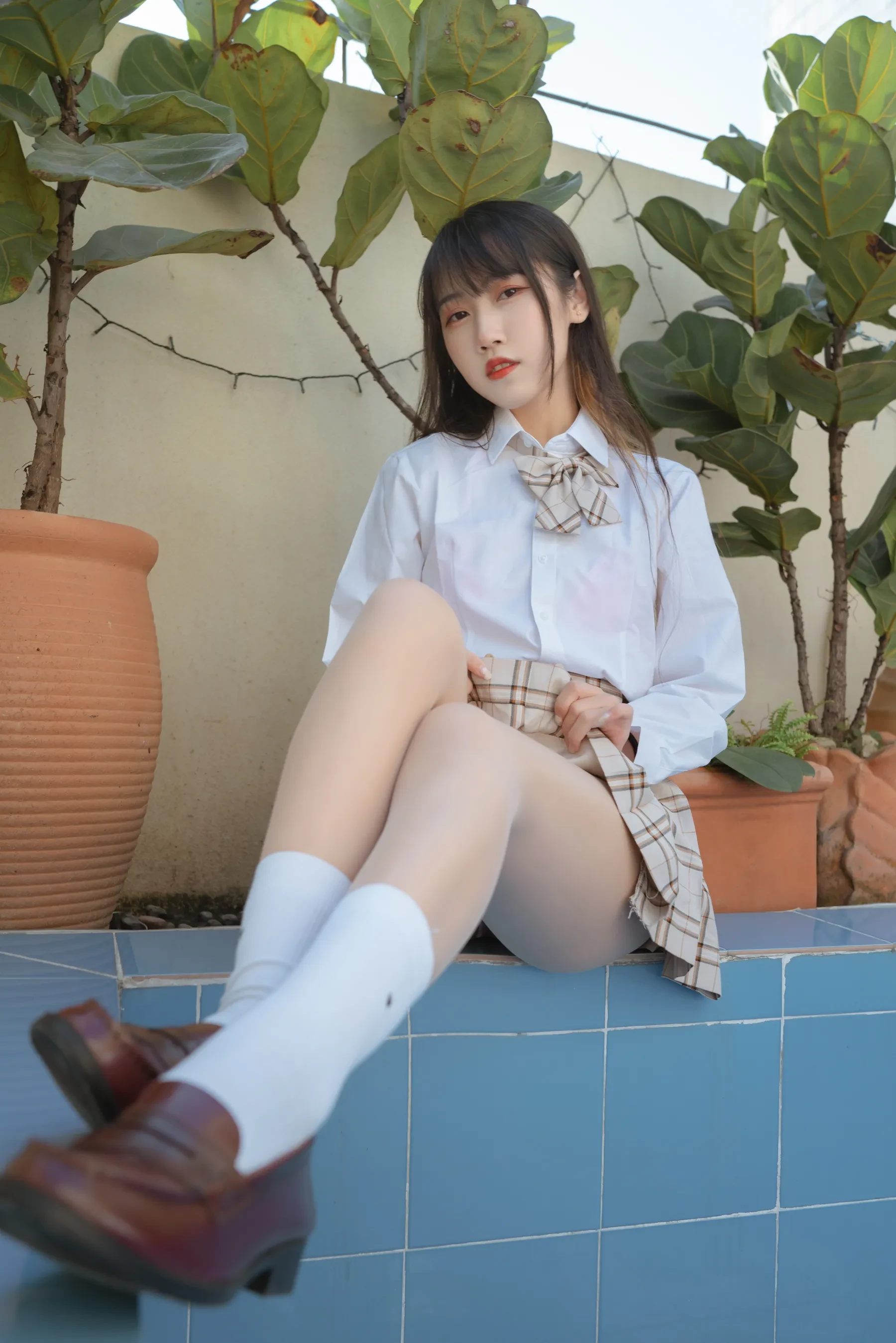 不呆猫 – 绳艺 JK制服 [32P] 插图3