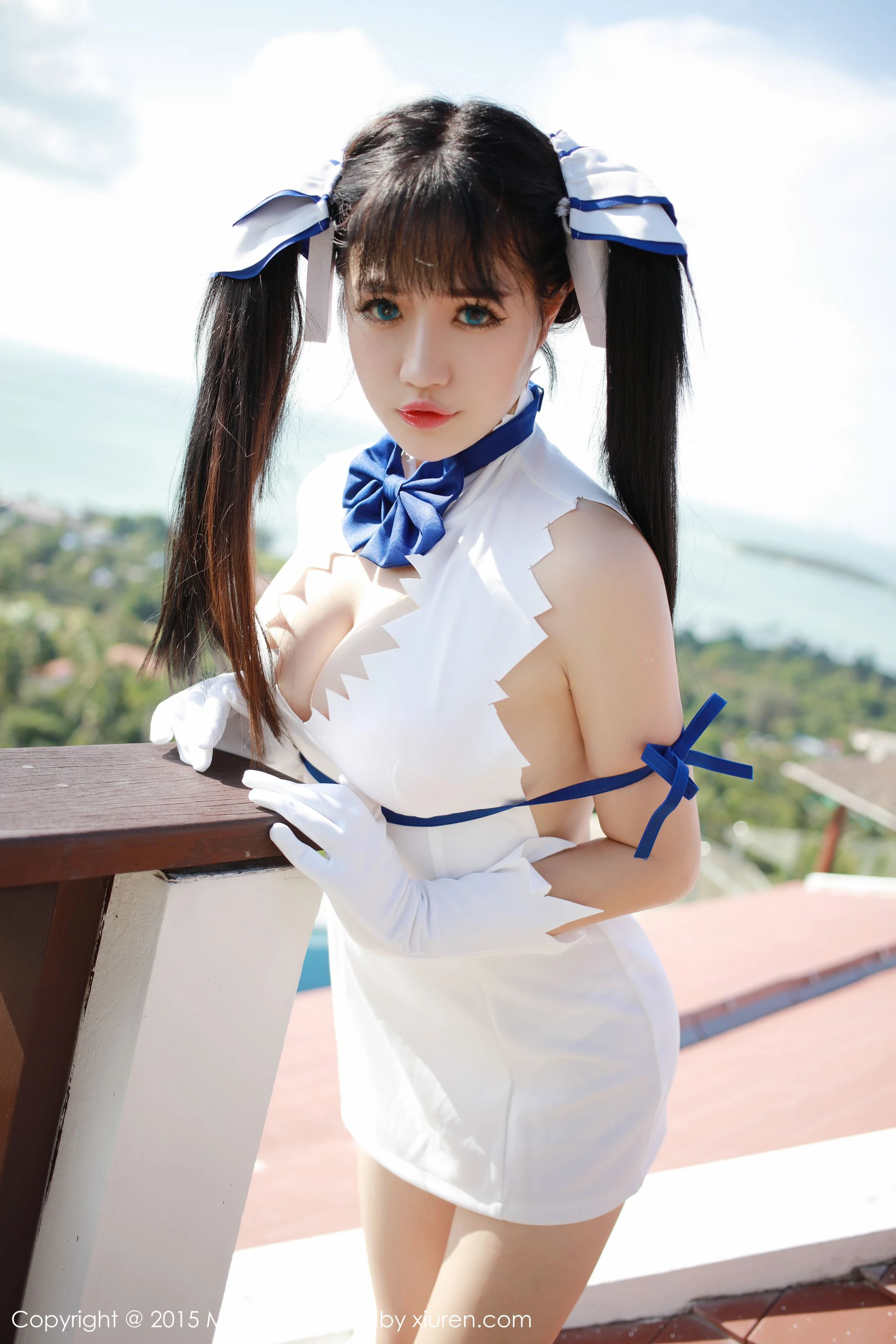 徐cake《苏梅旅拍》COSPLAY+性感泳装 模范学院 Vol.036 插图2