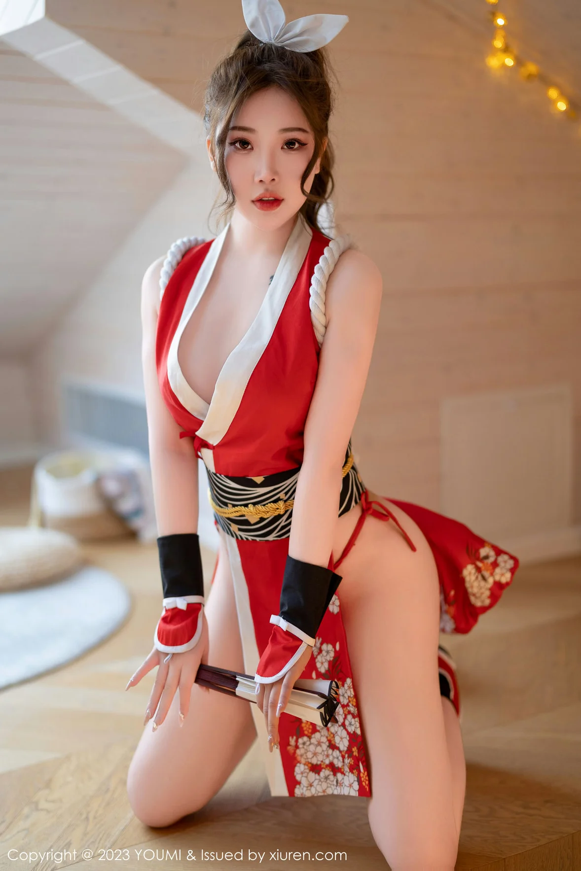 YOUMI 尤蜜荟 Vol.962 小海臀Rena 不知火舞cosplay性感写真 [71P] 插图5